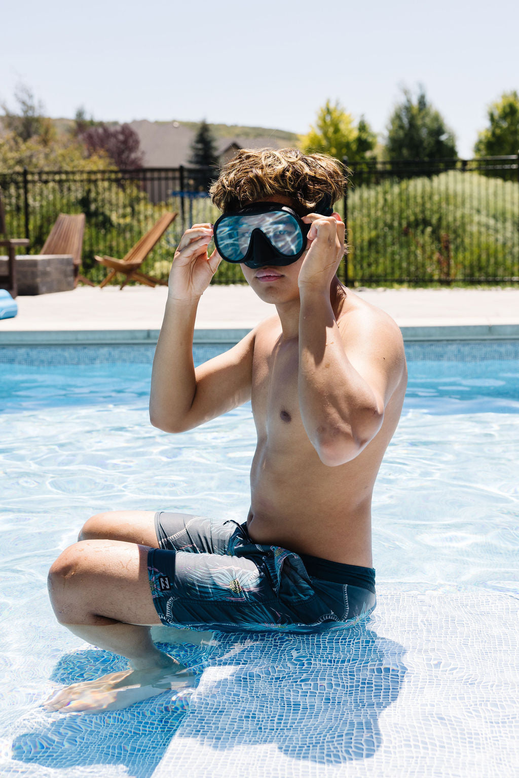 Green Fusion Adult Swim Mask