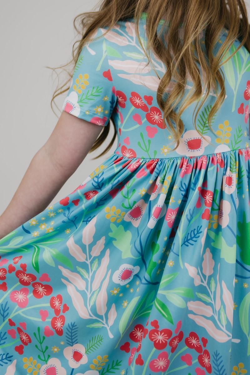 Spring Breeze S/s Twirl Dress