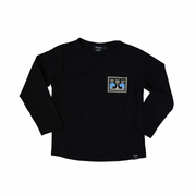 Palm Surf Club Long Sleeve - Black