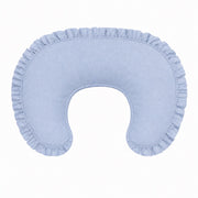 Light Denim Ruffle Nursing Pillow Cover