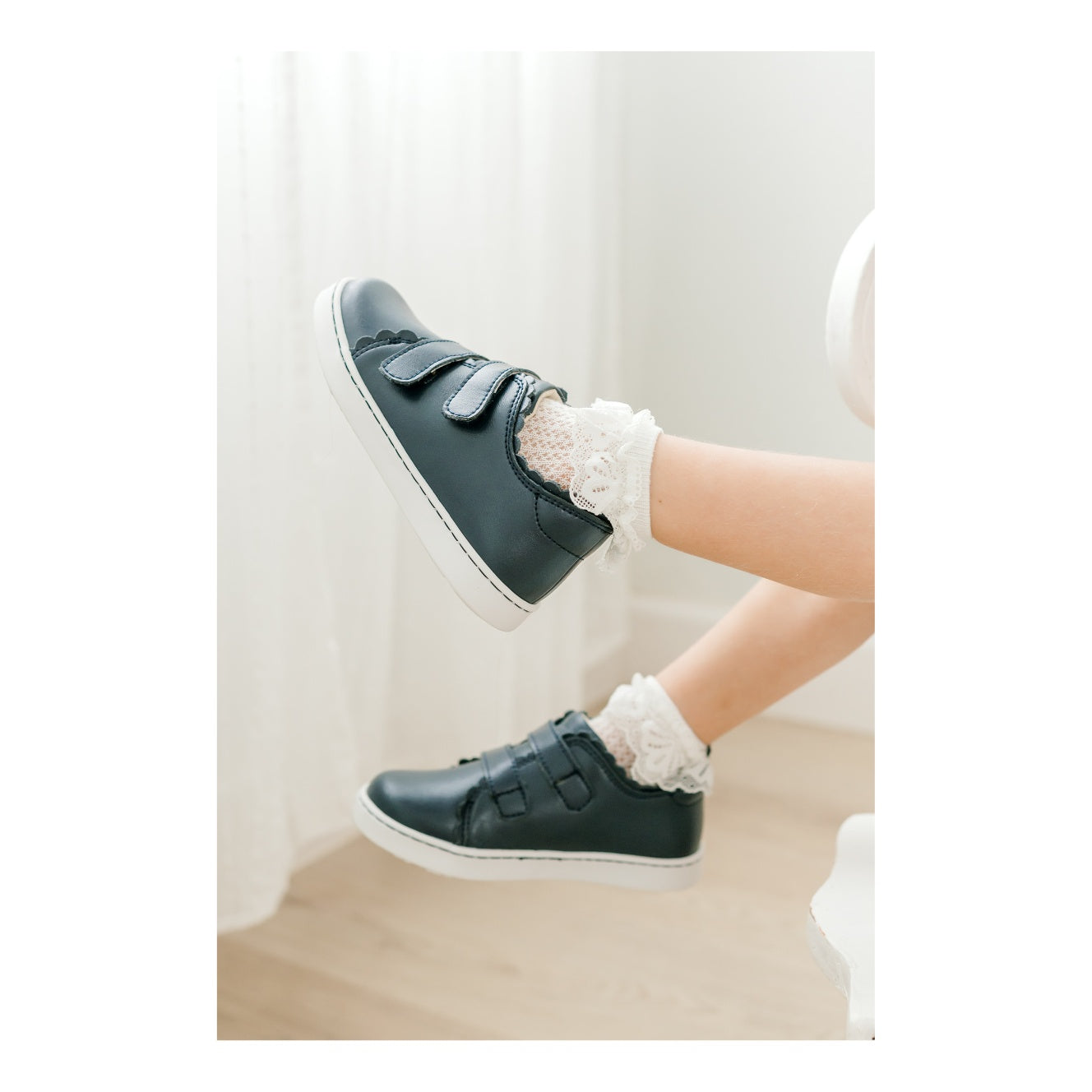 Caroline Scalloped Sneaker