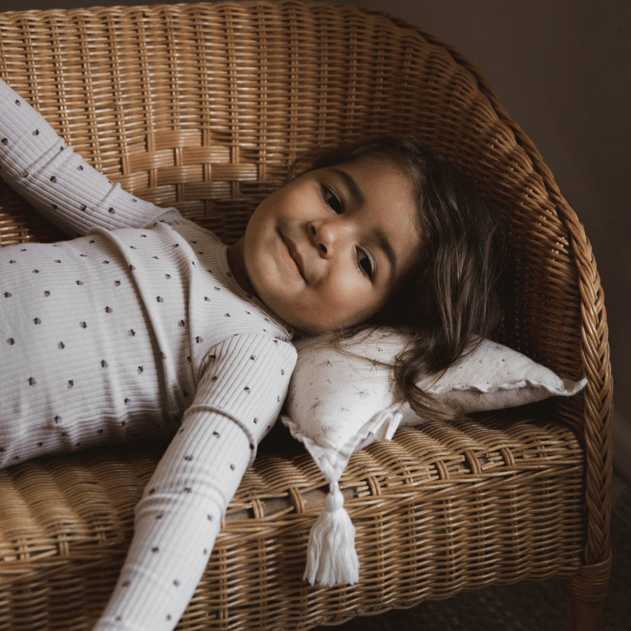 The Printed Long Sleeve Tee -  Olive