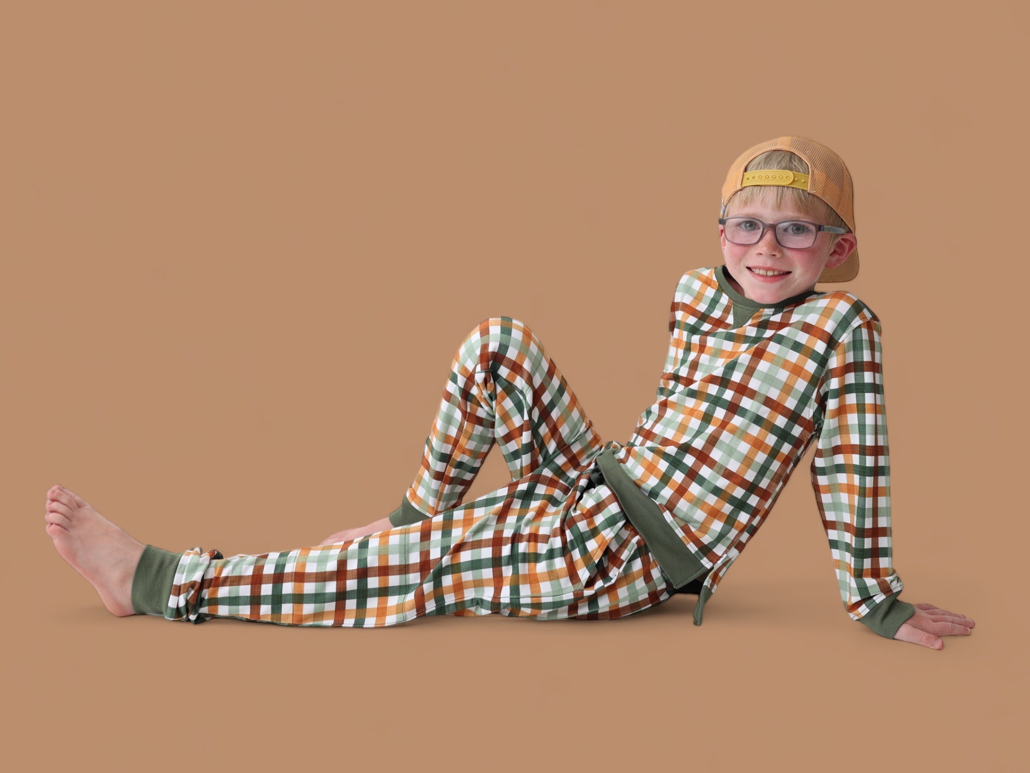 Autumn Plaid Dream Jogger