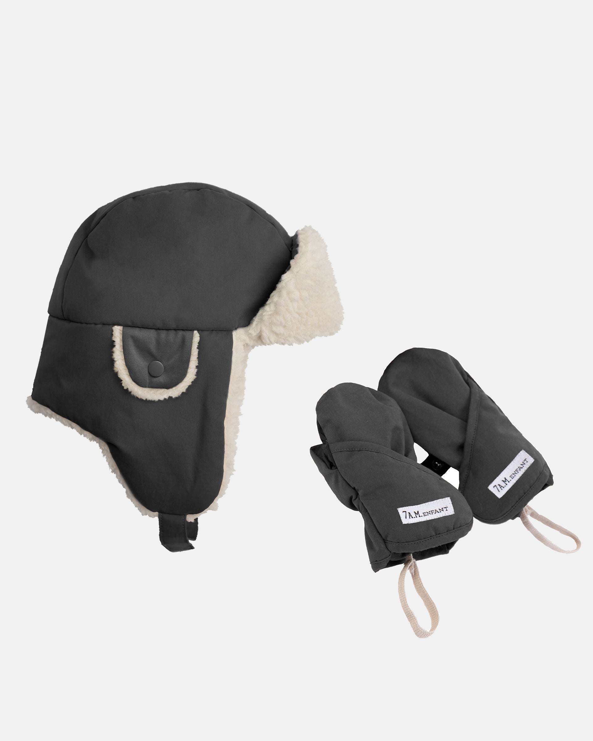 Chapka Set - Benji Sherpa | Hat & Mittens