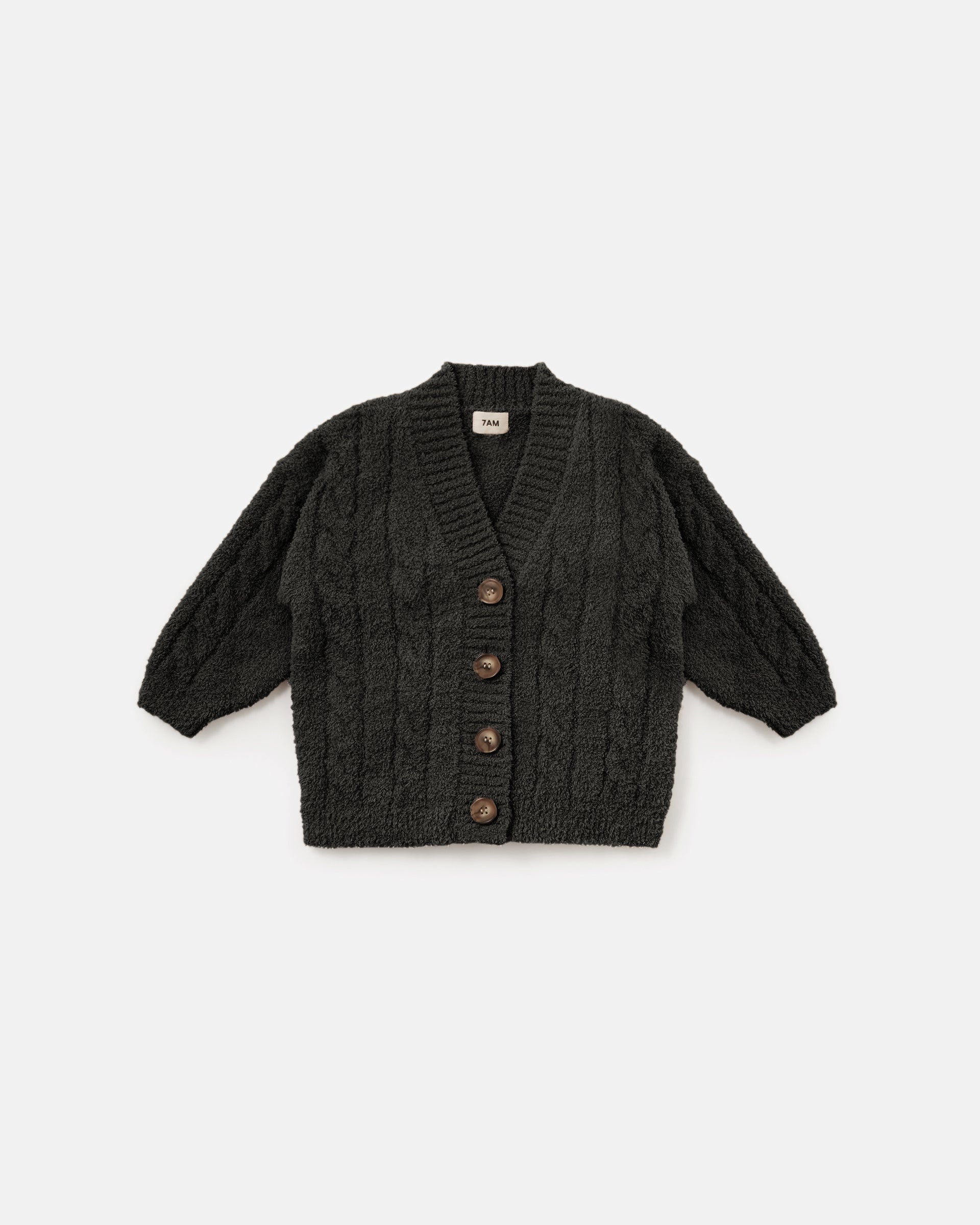 Cable Cardigan - Fuzzy