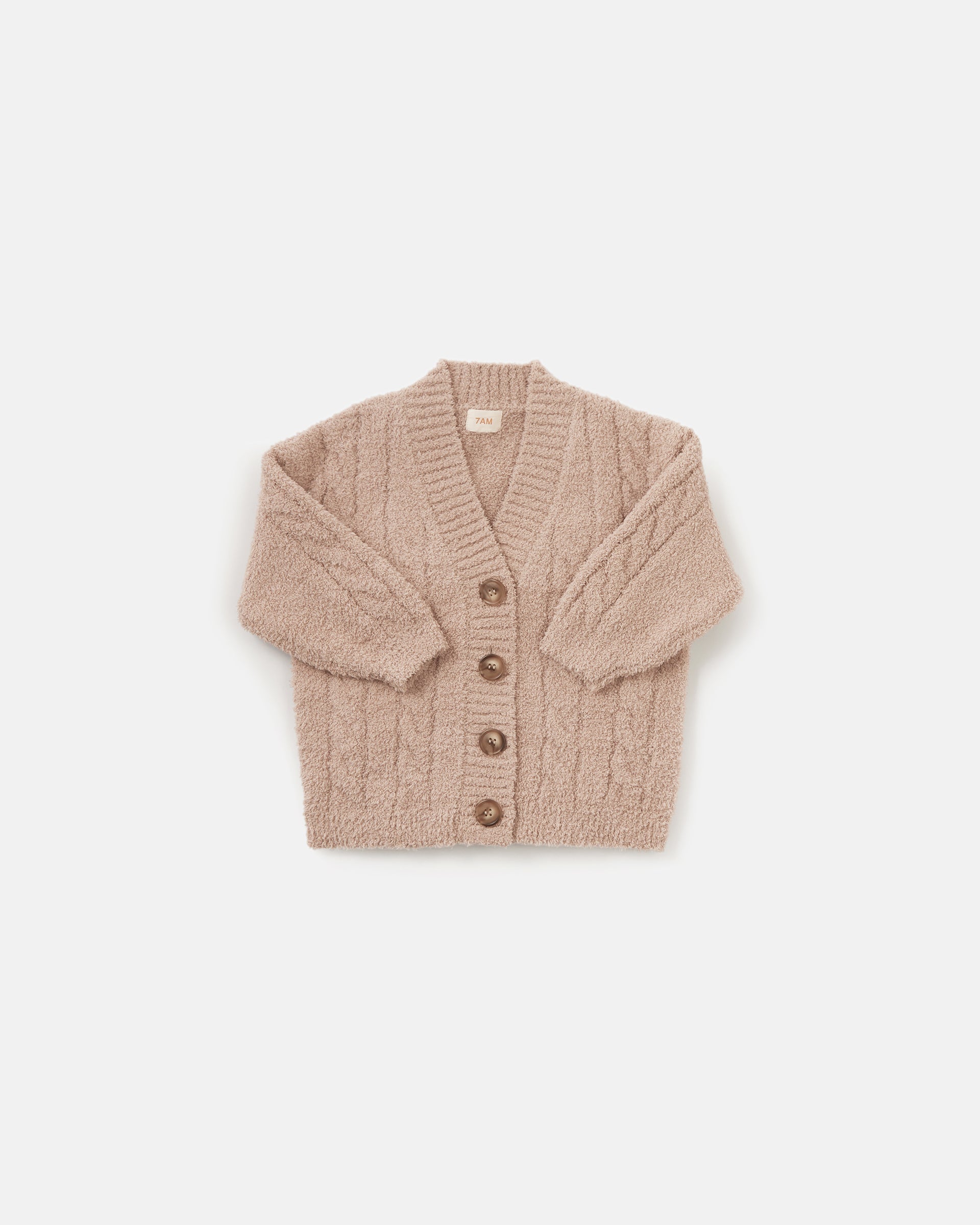 Cable Cardigan - Fuzzy