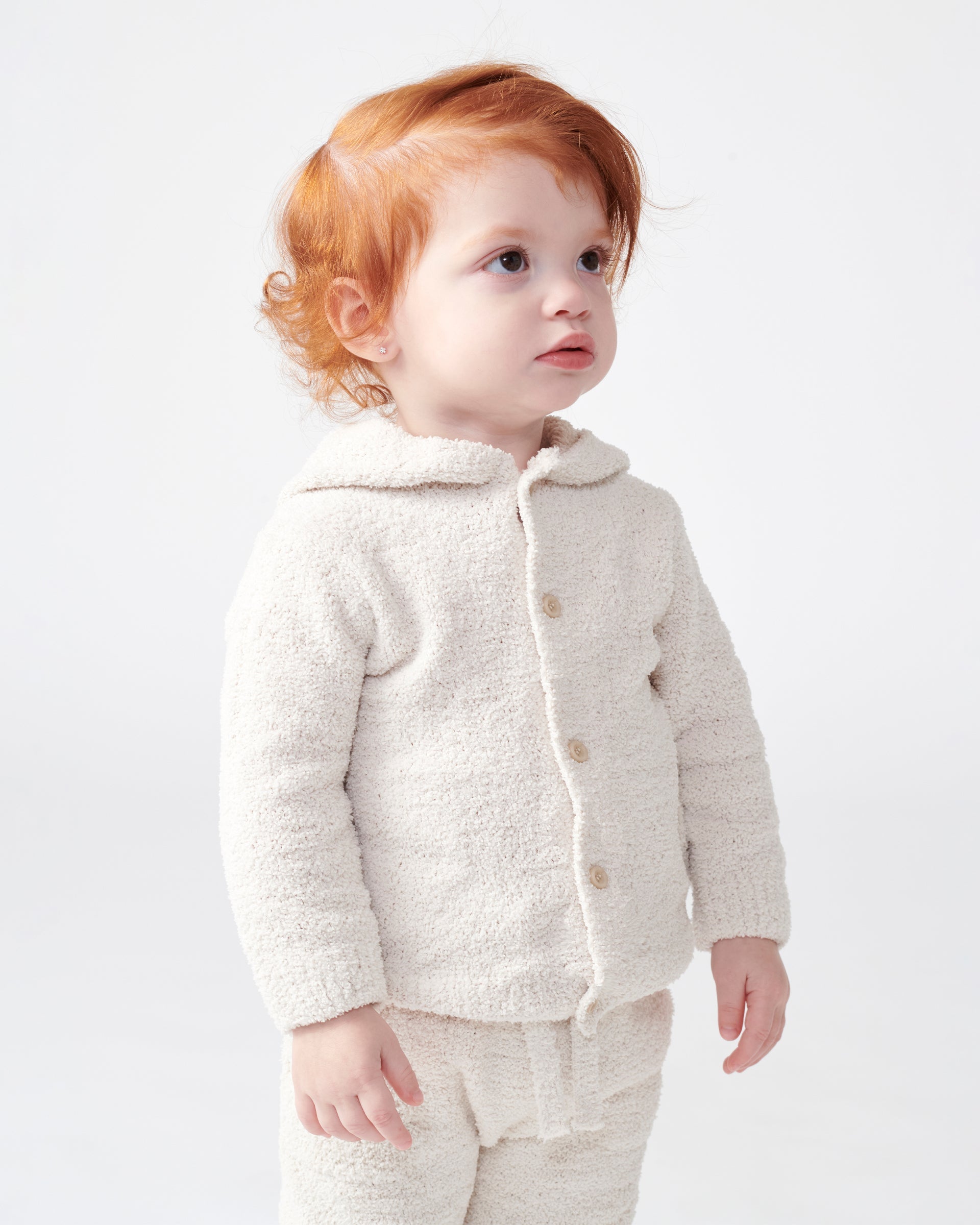 Hooded Cardigan - Fuzzy