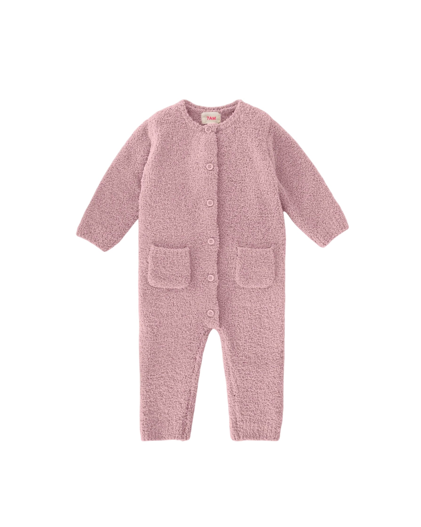 Long Sleeve Jumpsuit - Fuzzy