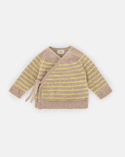 Wrap Top Striped - Fuzzy
