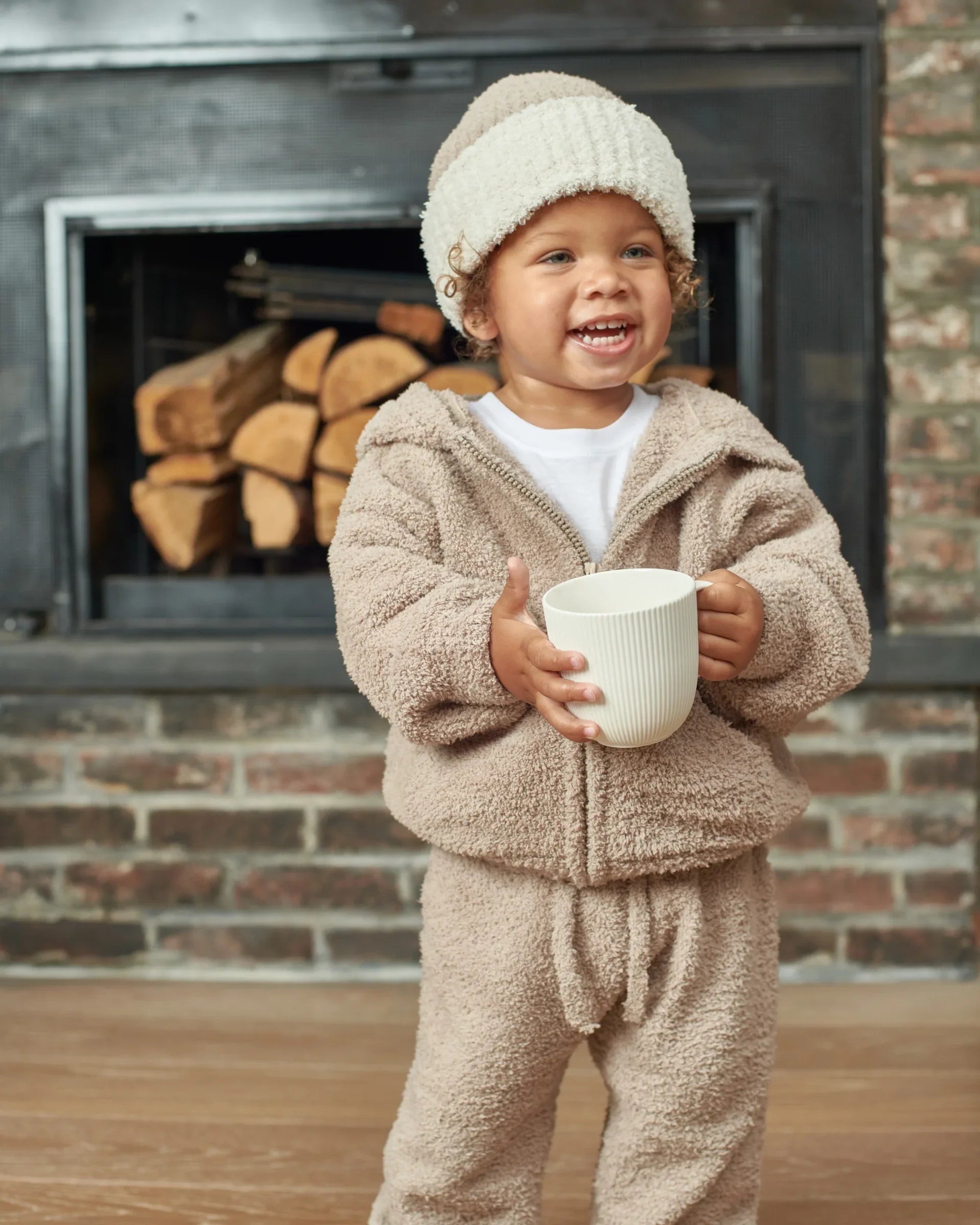 Zip Up Hoodie - Fuzzy