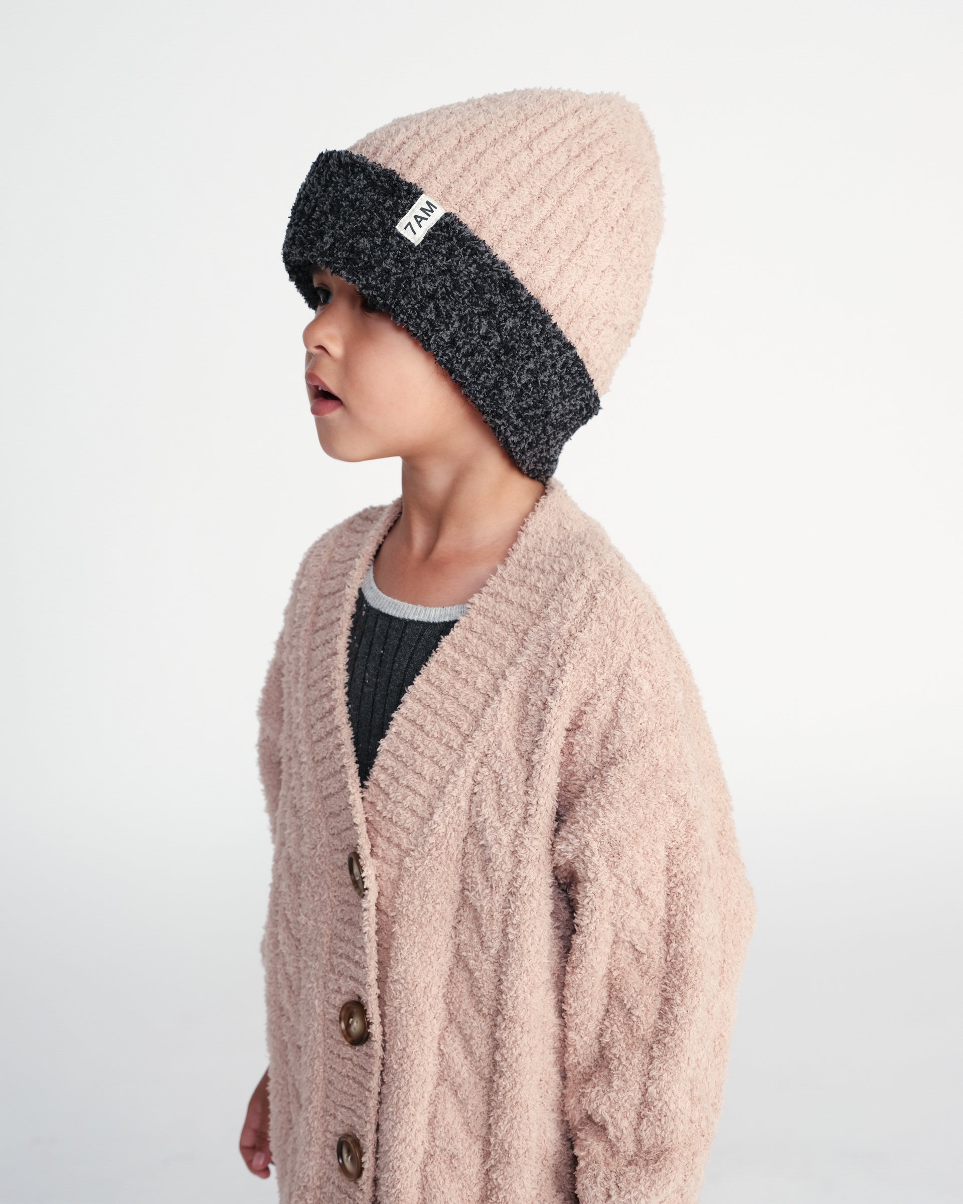 Cable Cardigan - Fuzzy