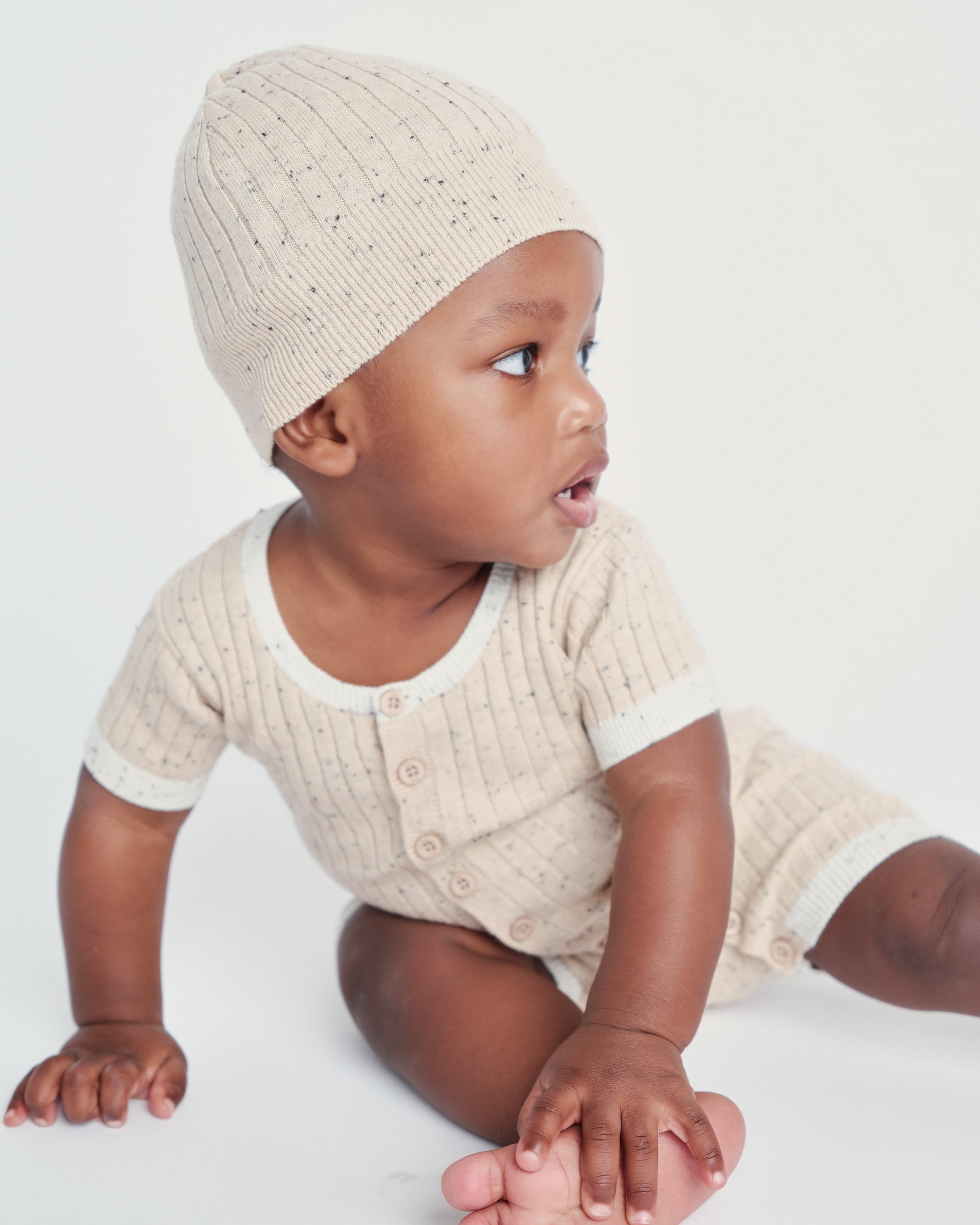Cotton Beanie - Ribbed