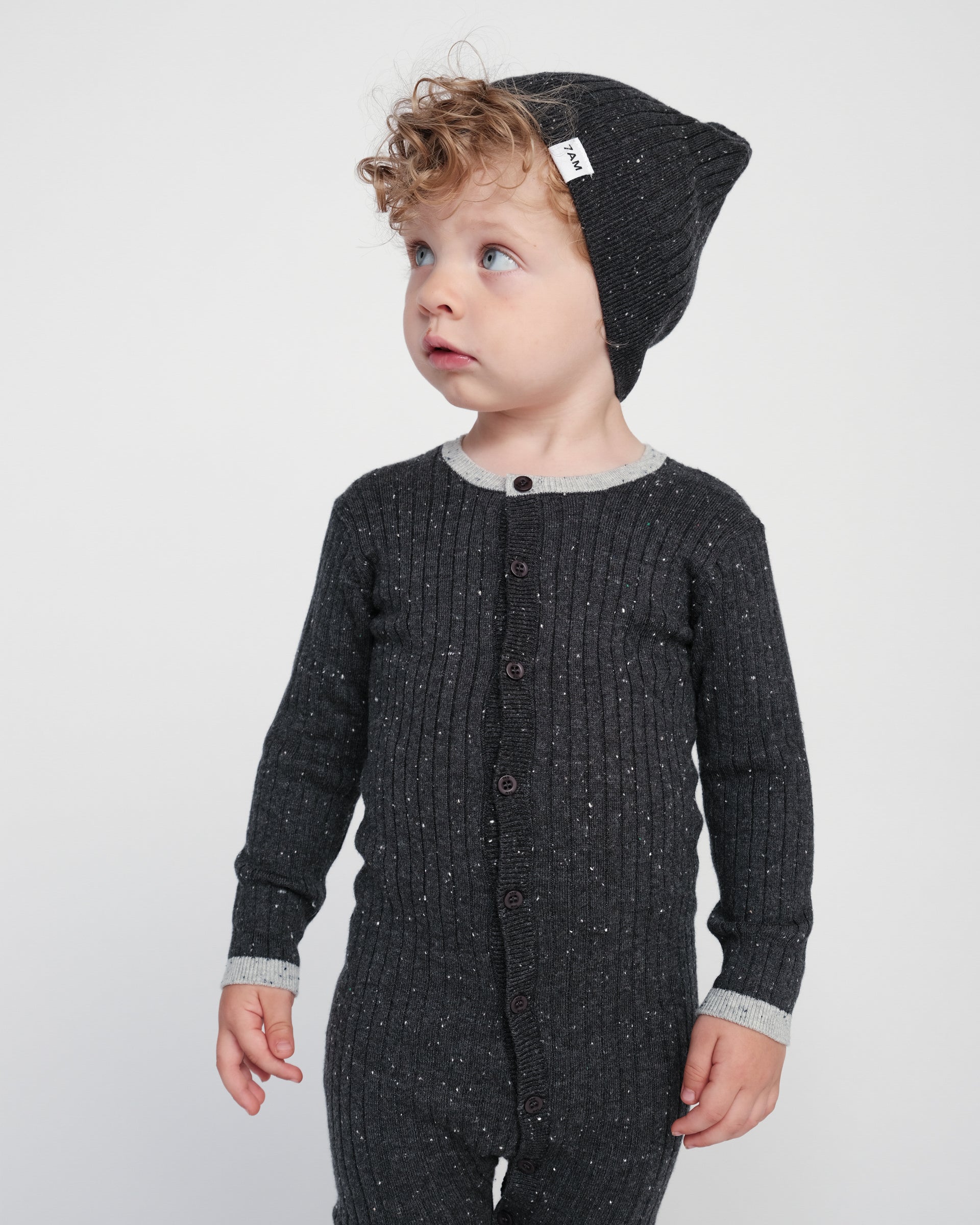 Cotton Beanie - Ribbed