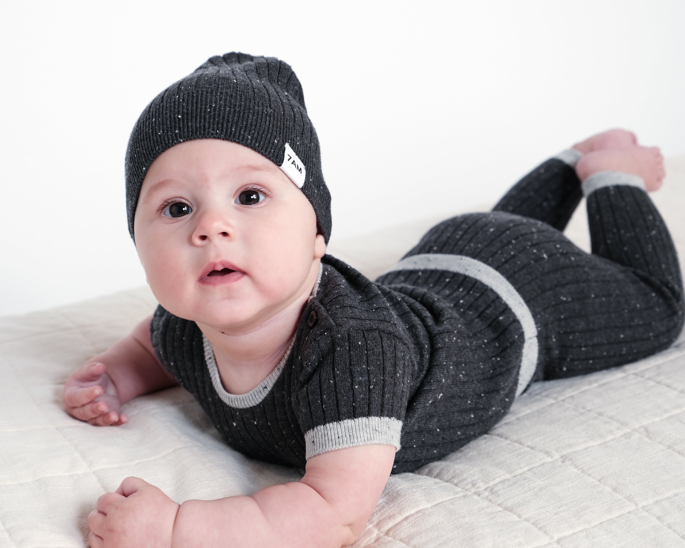 Cotton Beanie - Ribbed