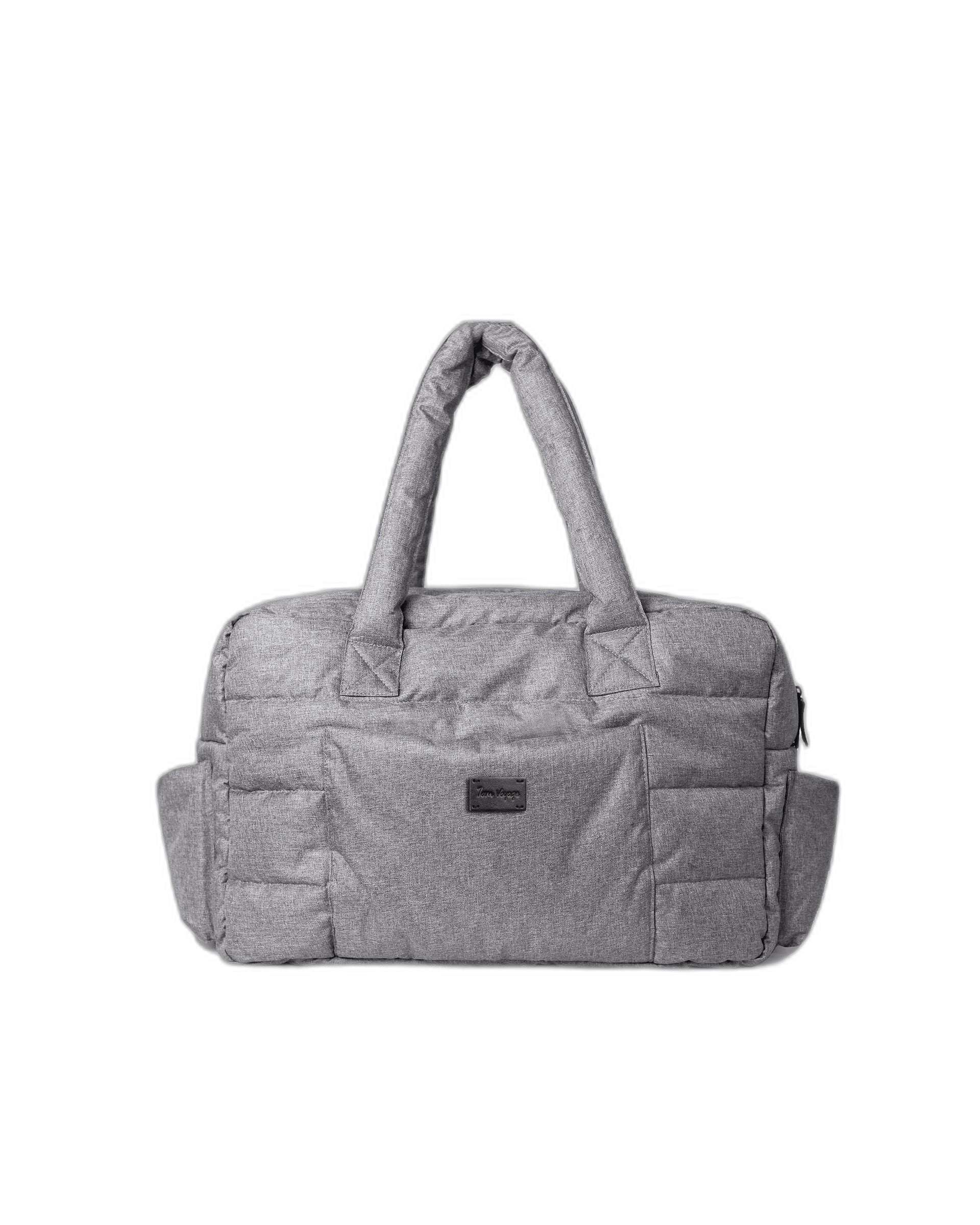 Soho Leather Baby top Care Bag Ice Gray