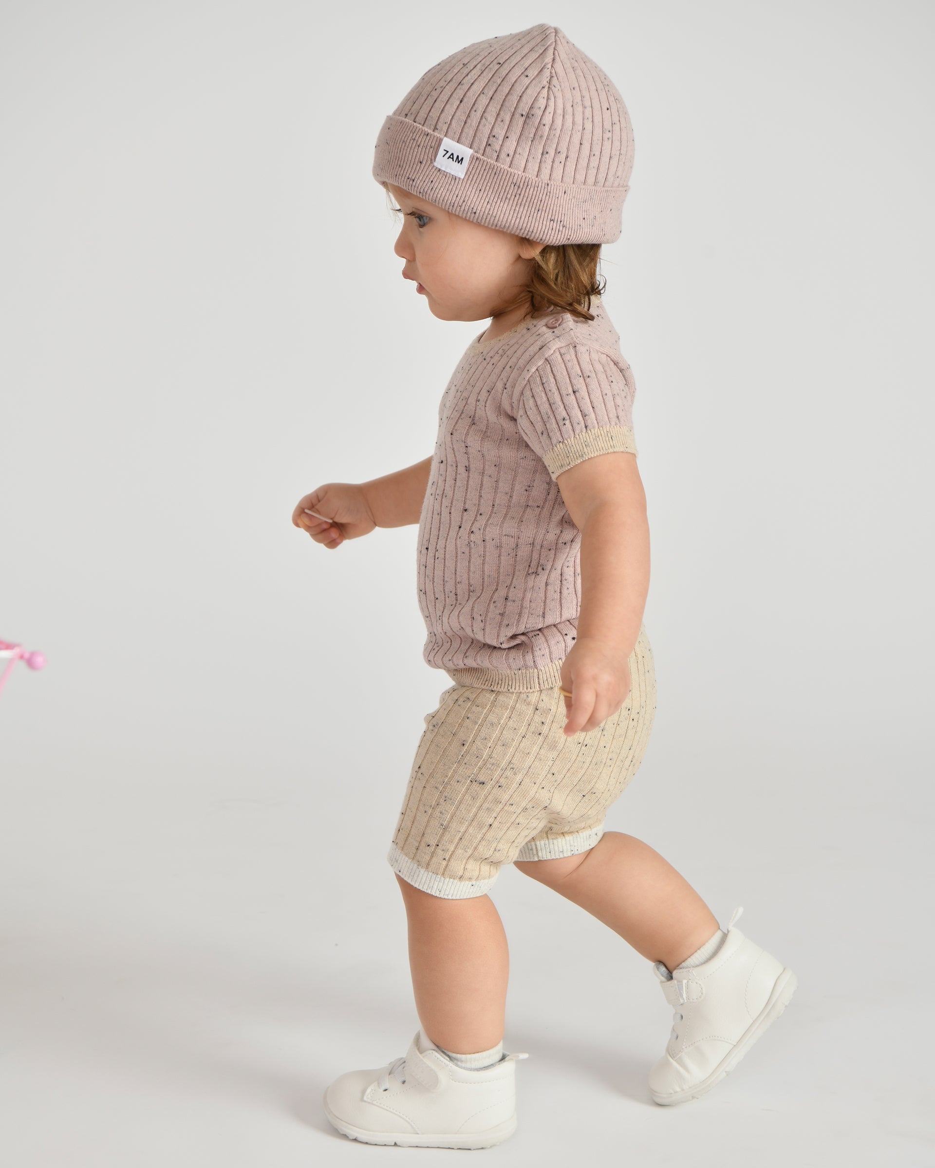 Cotton Beanie - Ribbed