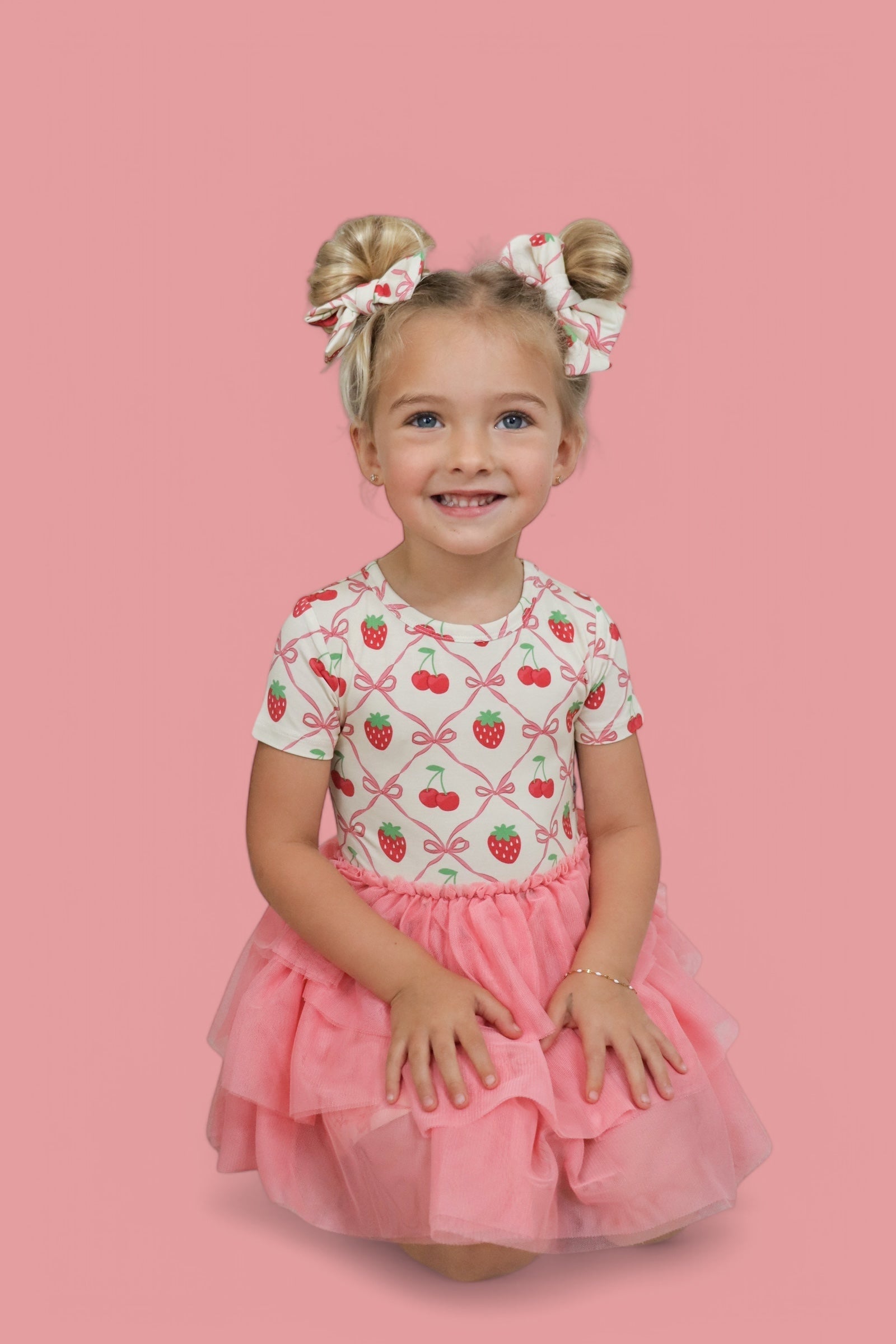 Cherry Bow Berry Dream Tutu Dress