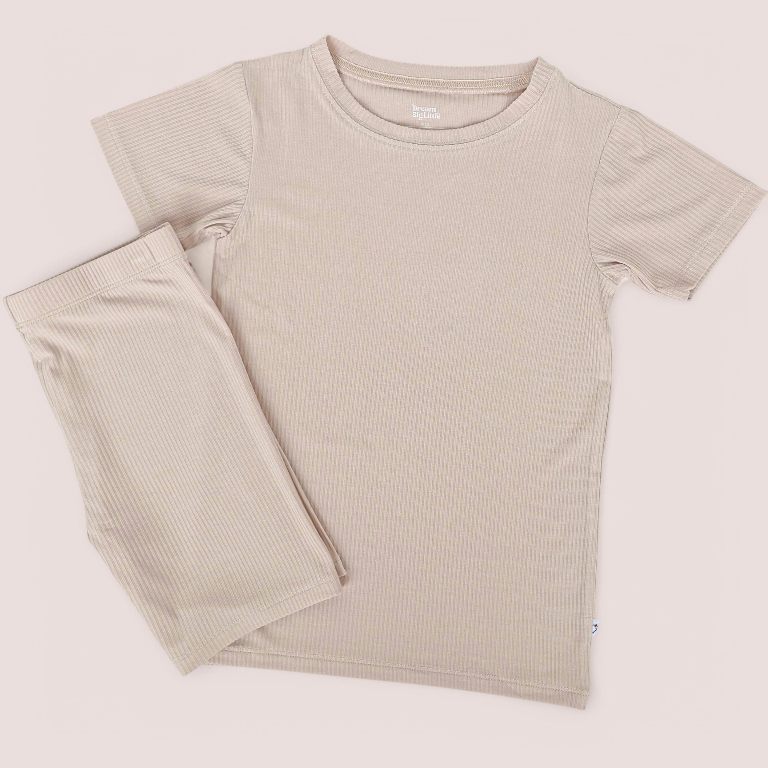 Totally Tan Rib Dream Short Set