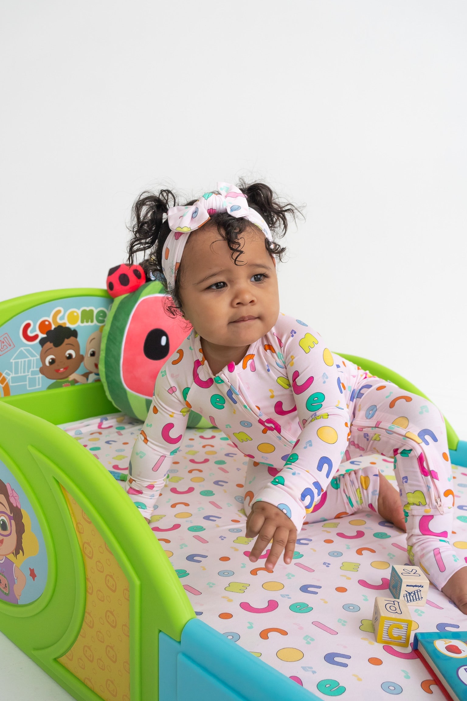 Dream Big Little Co X Cocomelon Alphabet Dream Romper