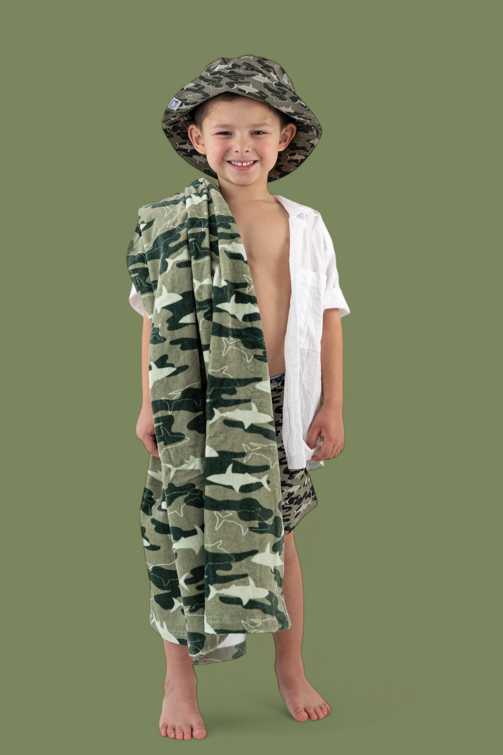 Camo Shark Dream Towel
