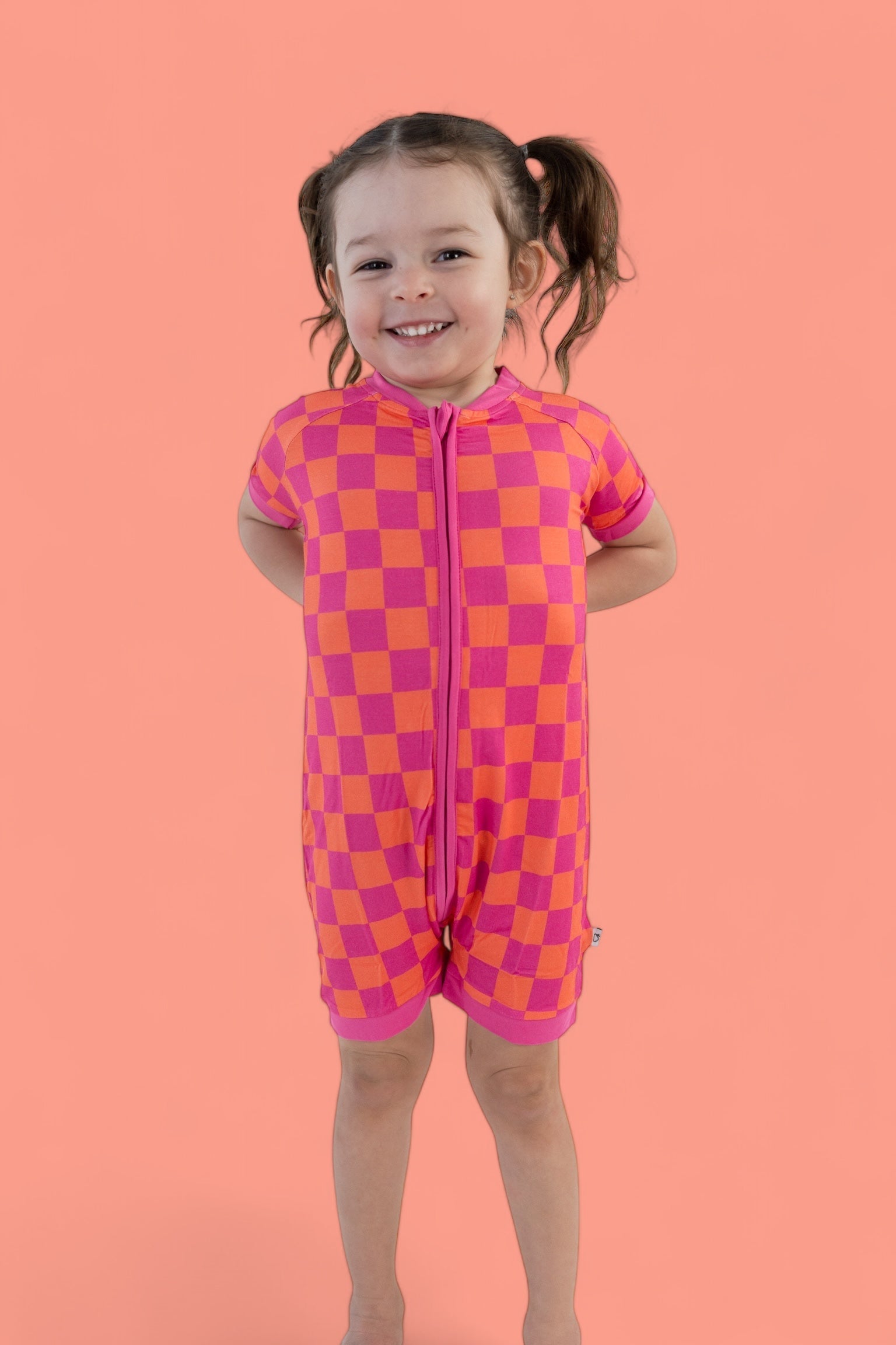 Neon Dreams Checkers Dream Shortie