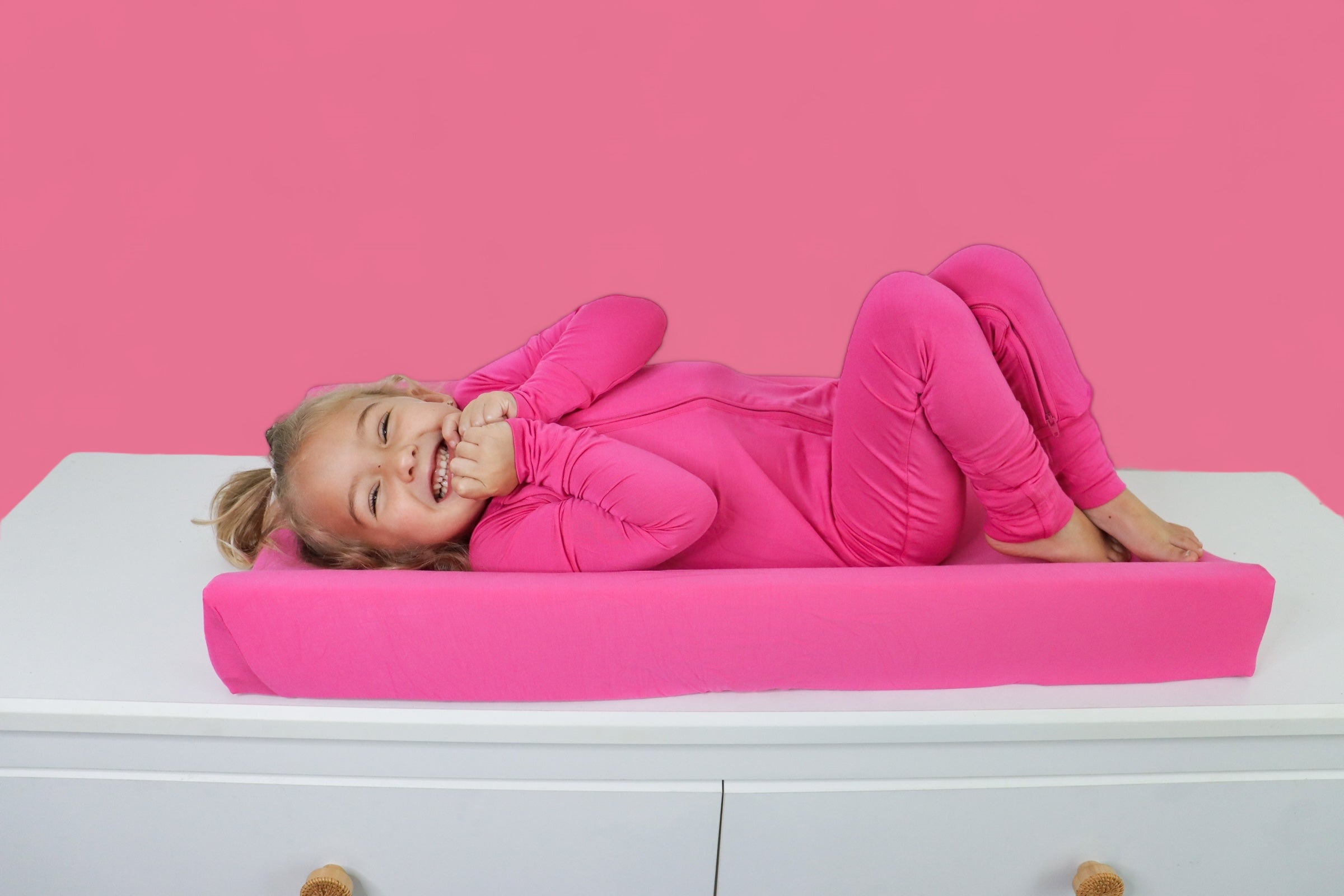 Hot Pink Dream Changing Pad Cover