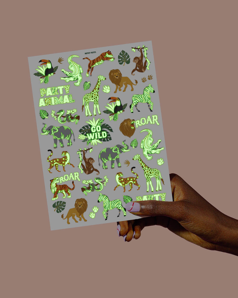 Go Wild Glo Tats - 52 Temporary Tattoos