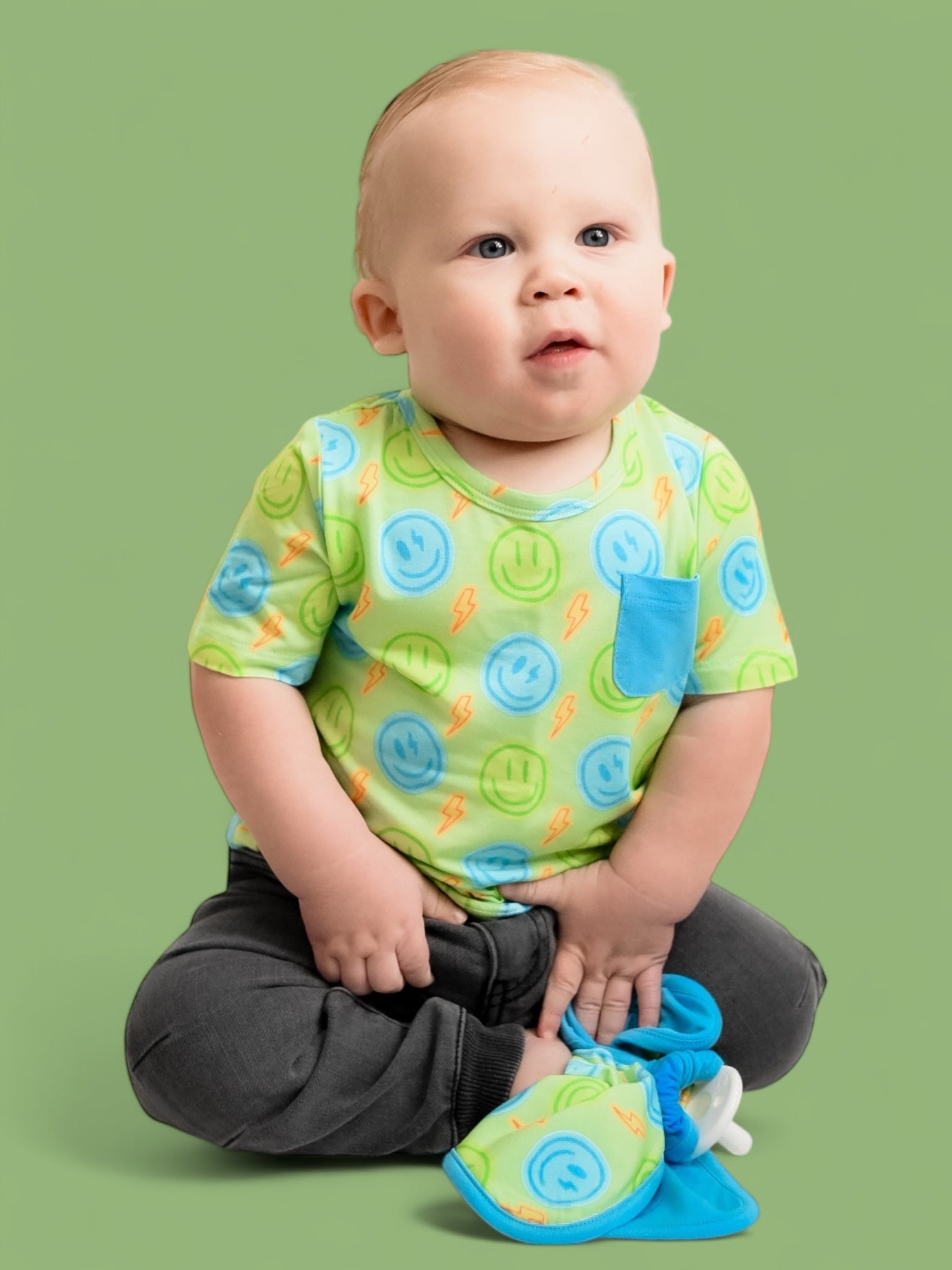 Neon Smiles Dream Pocket Tee