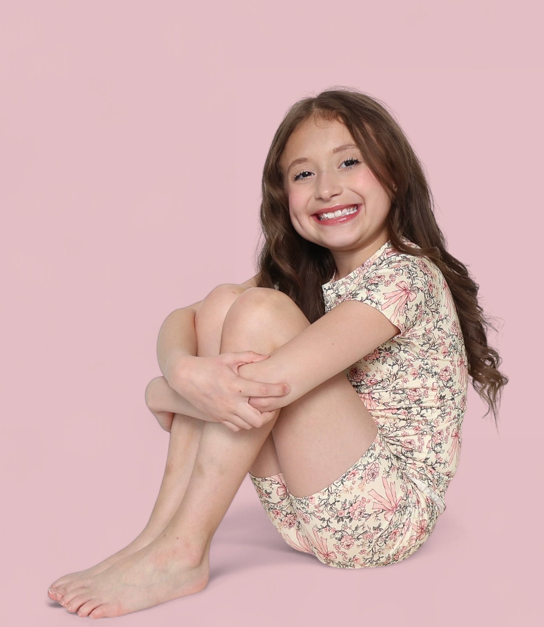 Victorian Bloom Dream Short Set