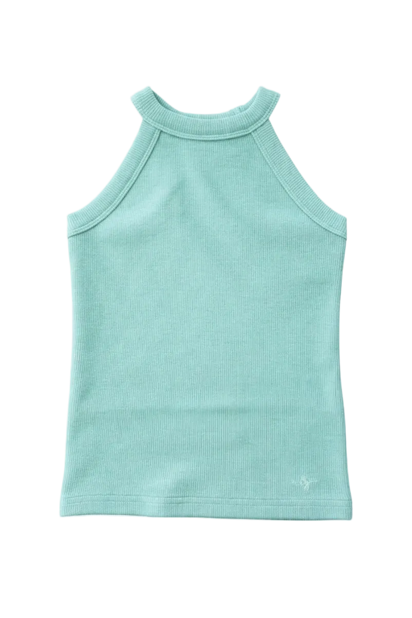 Seafoam Ribbed Tank