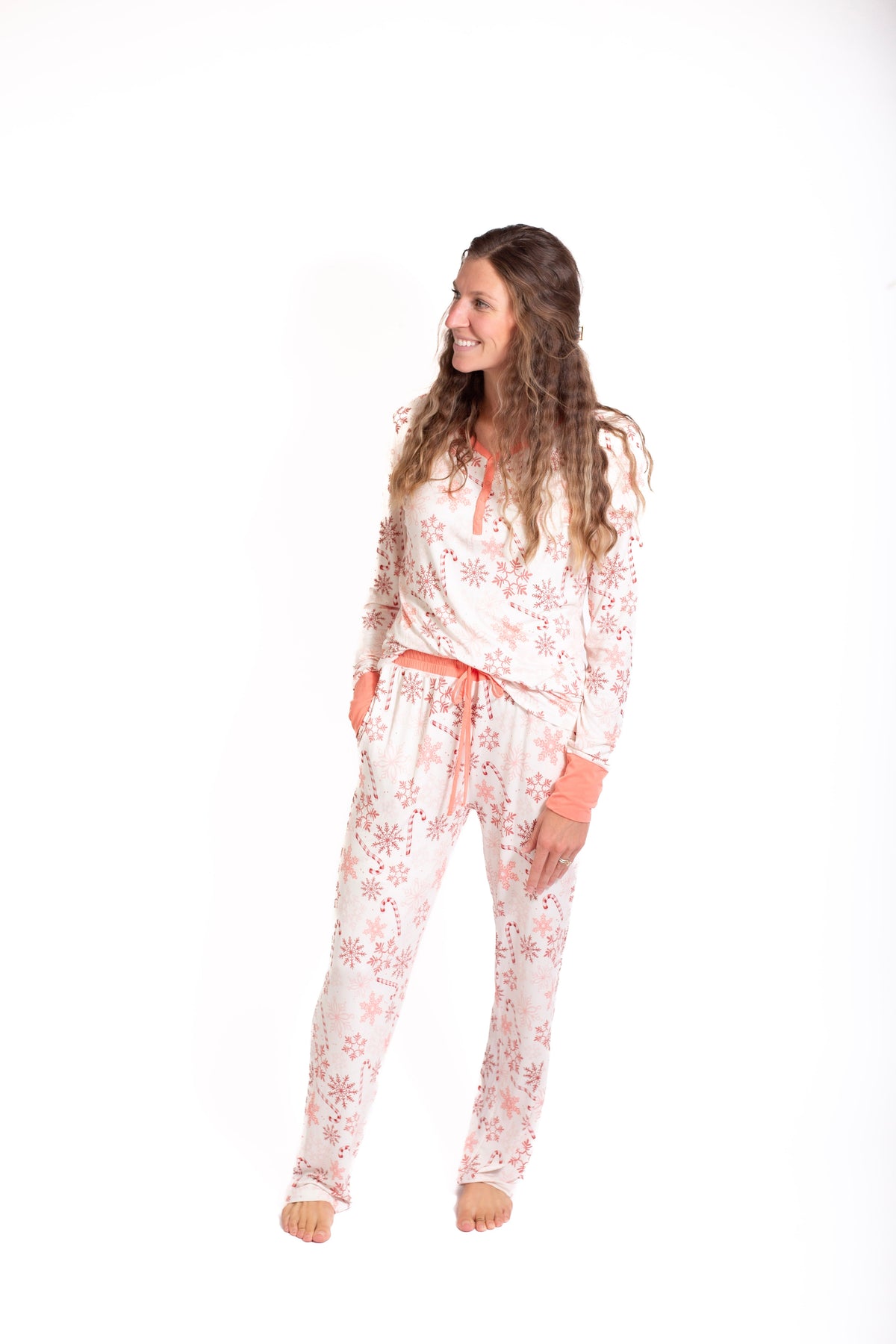 My First Candy Cane: Women's Pajamas: 2 Piece Bamboo Pajamas
