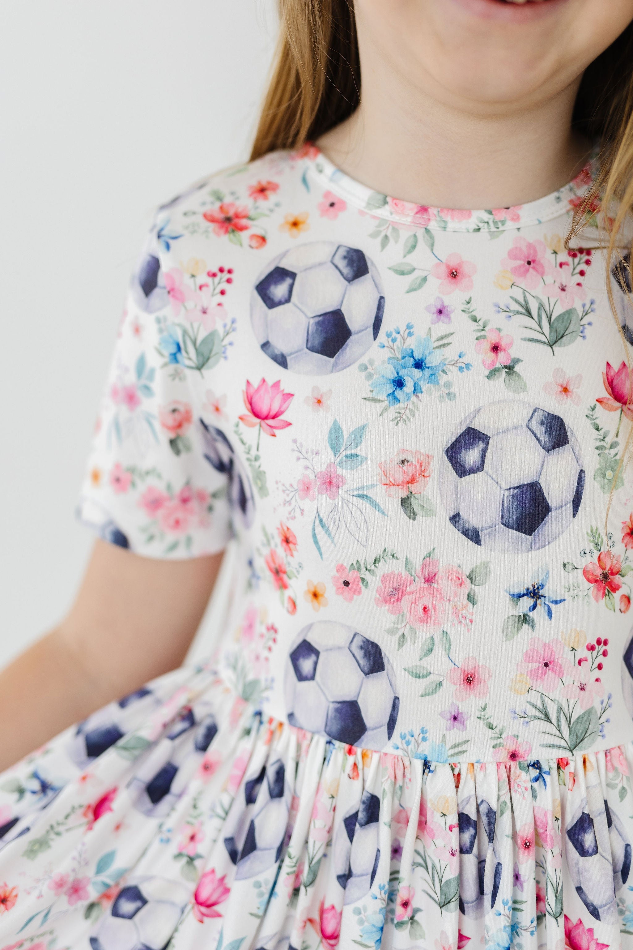 Soccer Sweetie S/s Pocket Twirl Dress