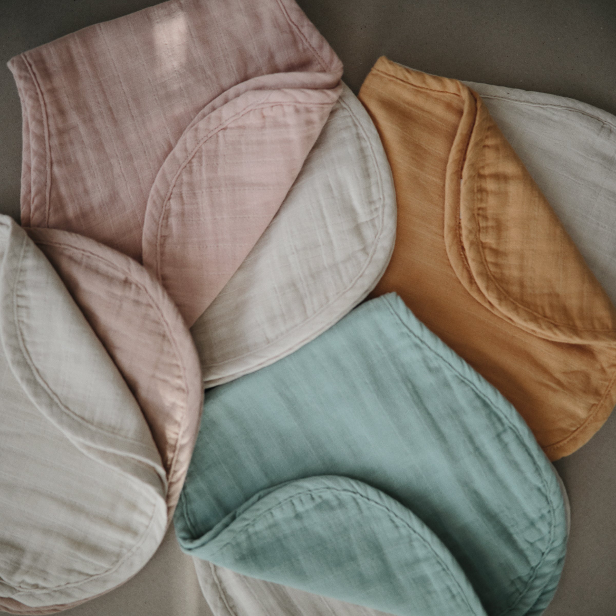 Organic Cotton Muslin Burp Cloth 2-pack
