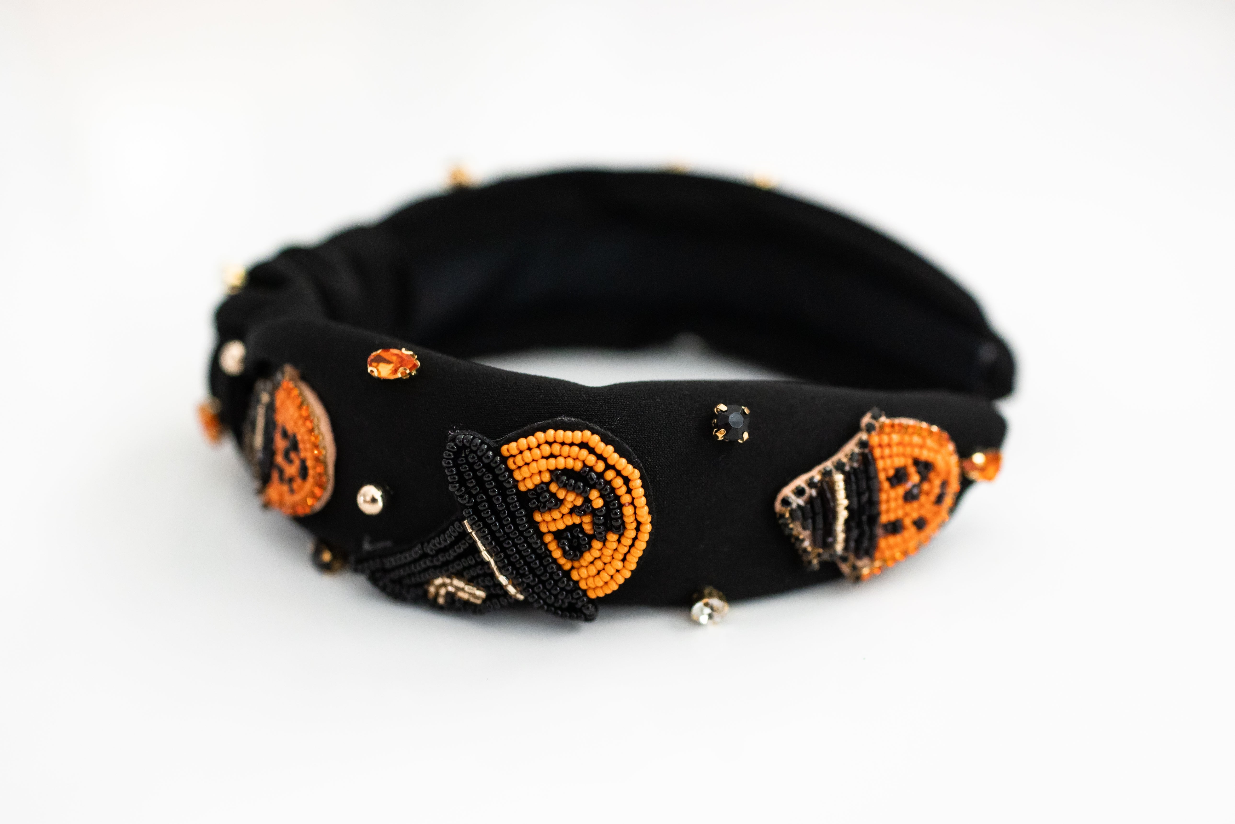 Beaded Headband - Jack-o-bling