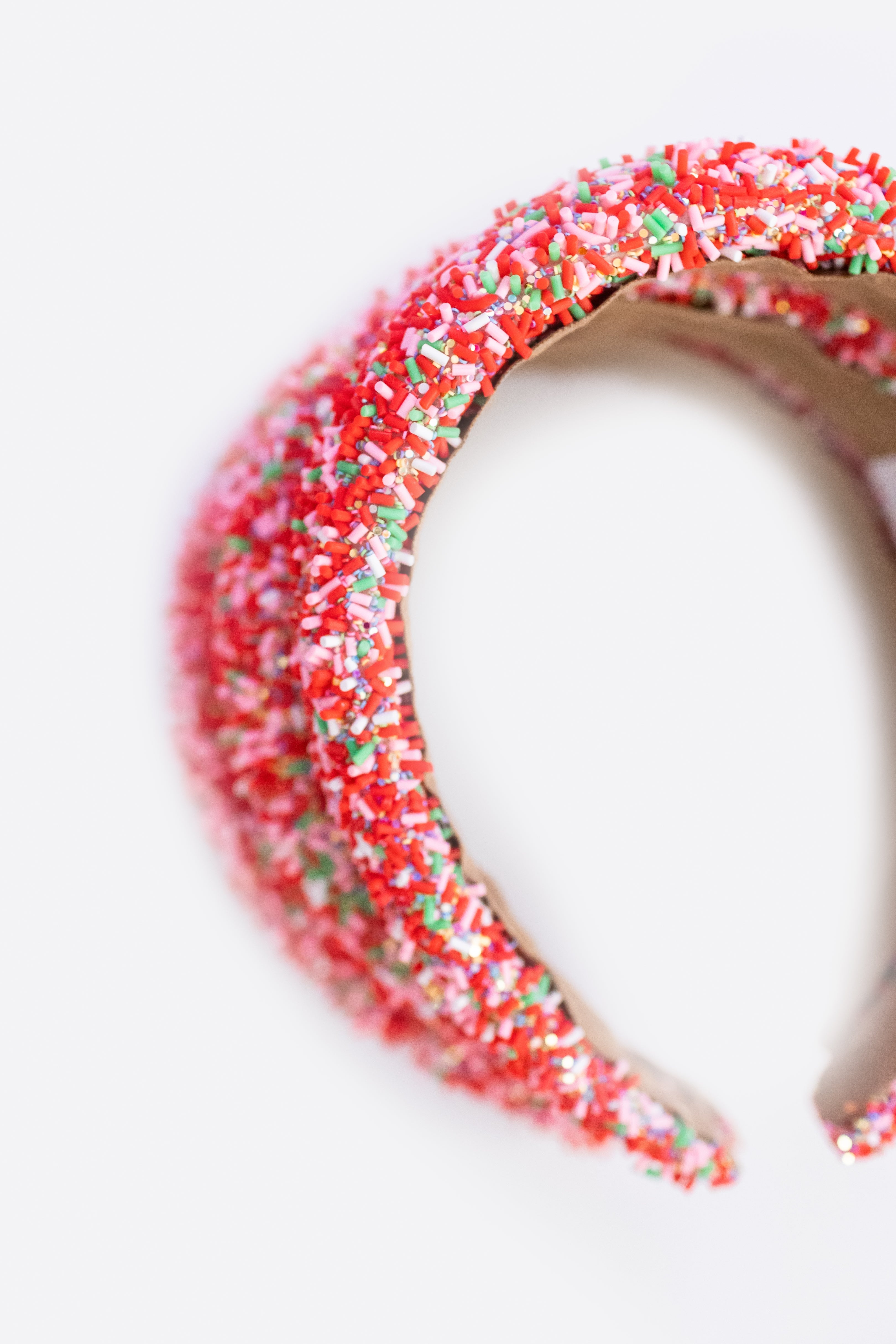 Beaded Headband - Christmas Confection (final Sale)