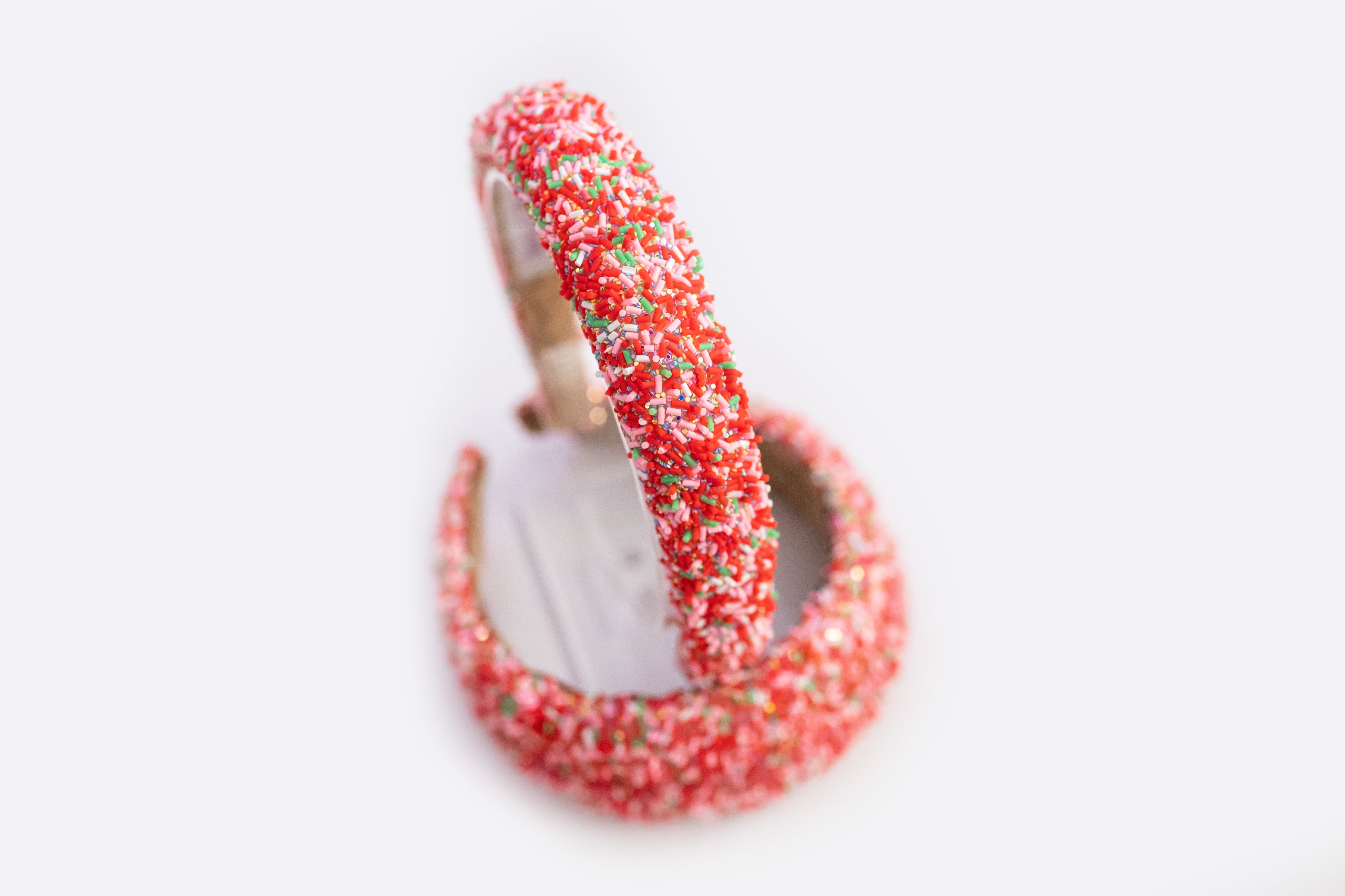 Beaded Headband - Christmas Confection (final Sale)