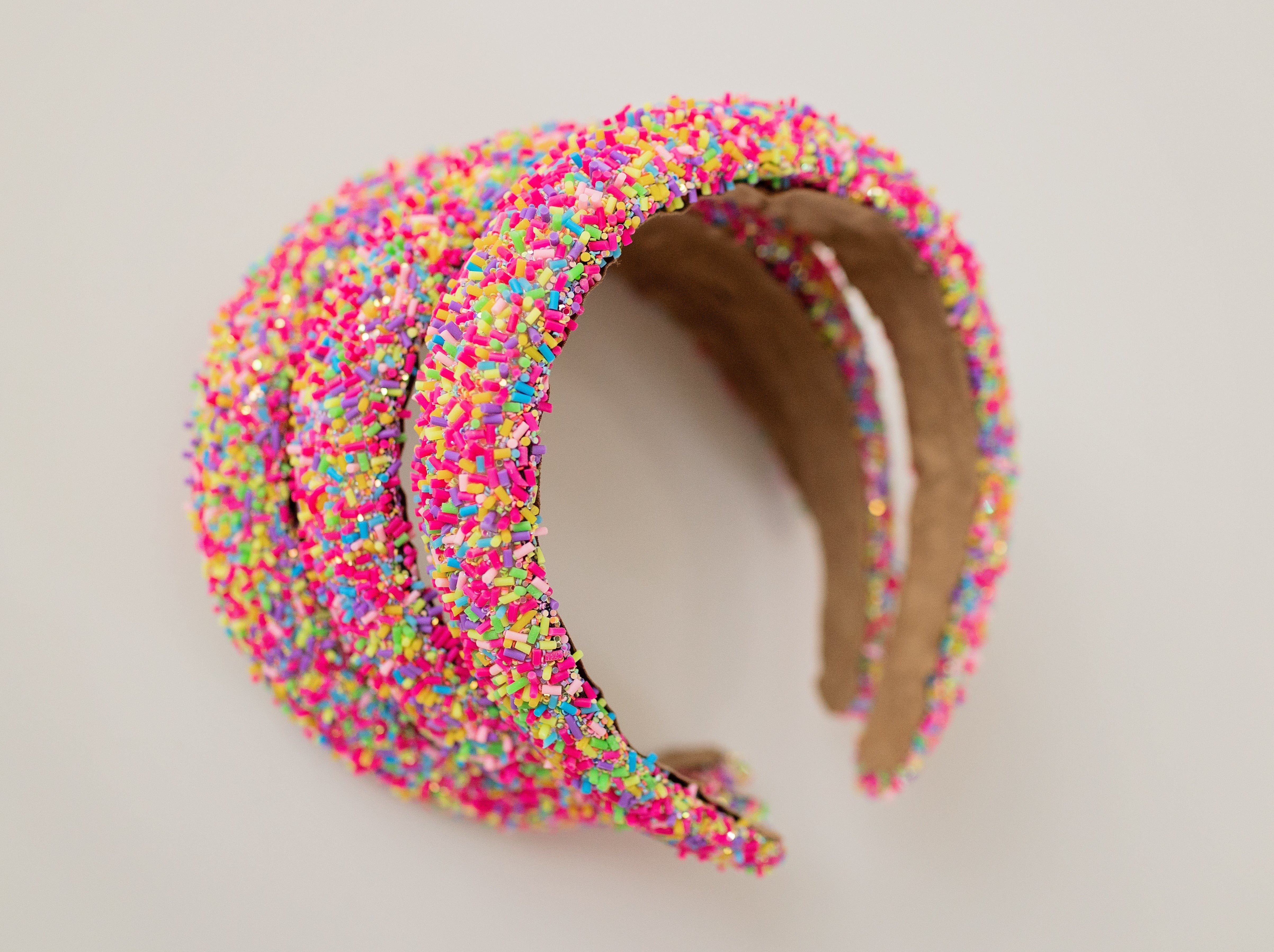 Beaded Headband - Pink Sprinkles