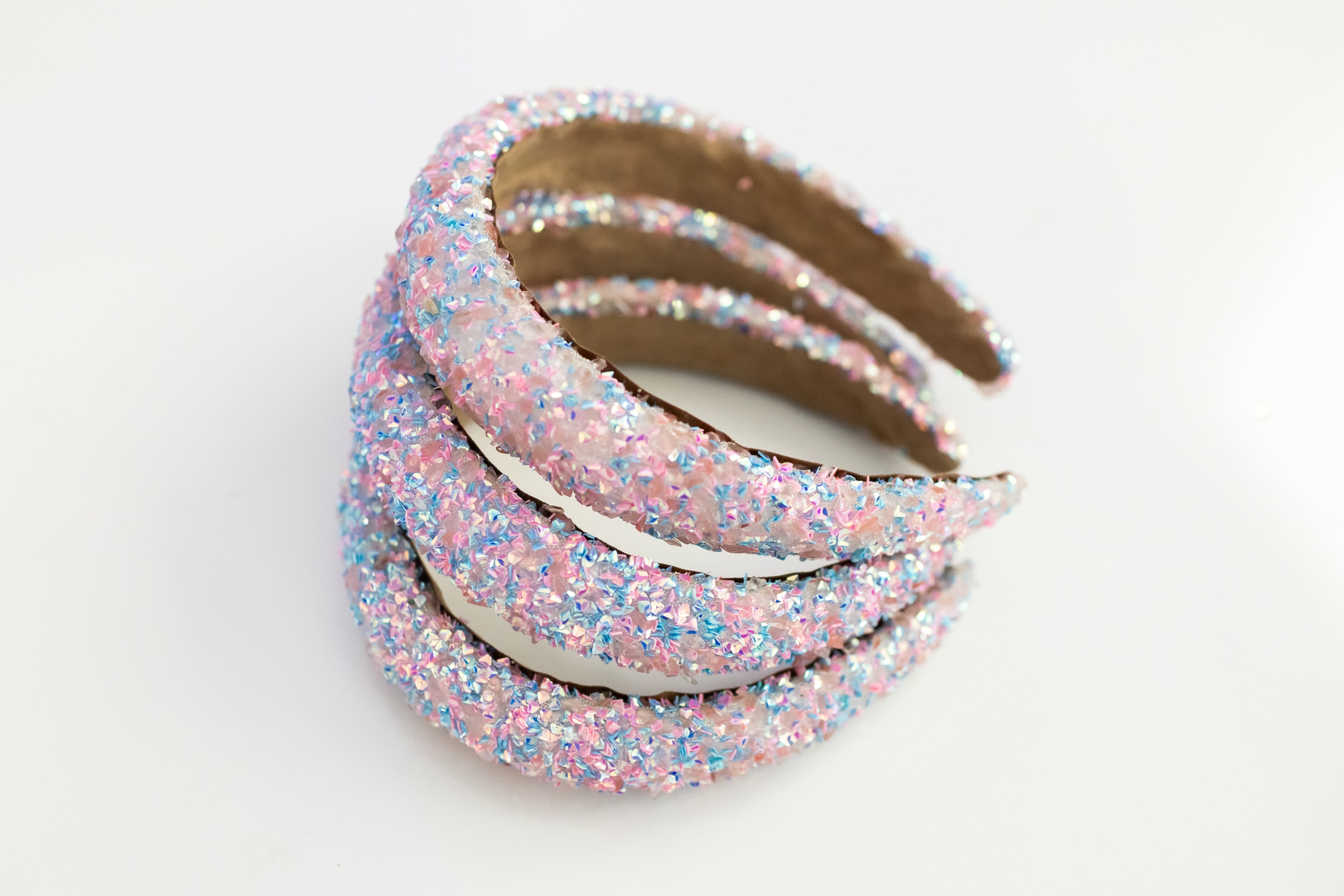 Beaded Headband - Cotton Candy