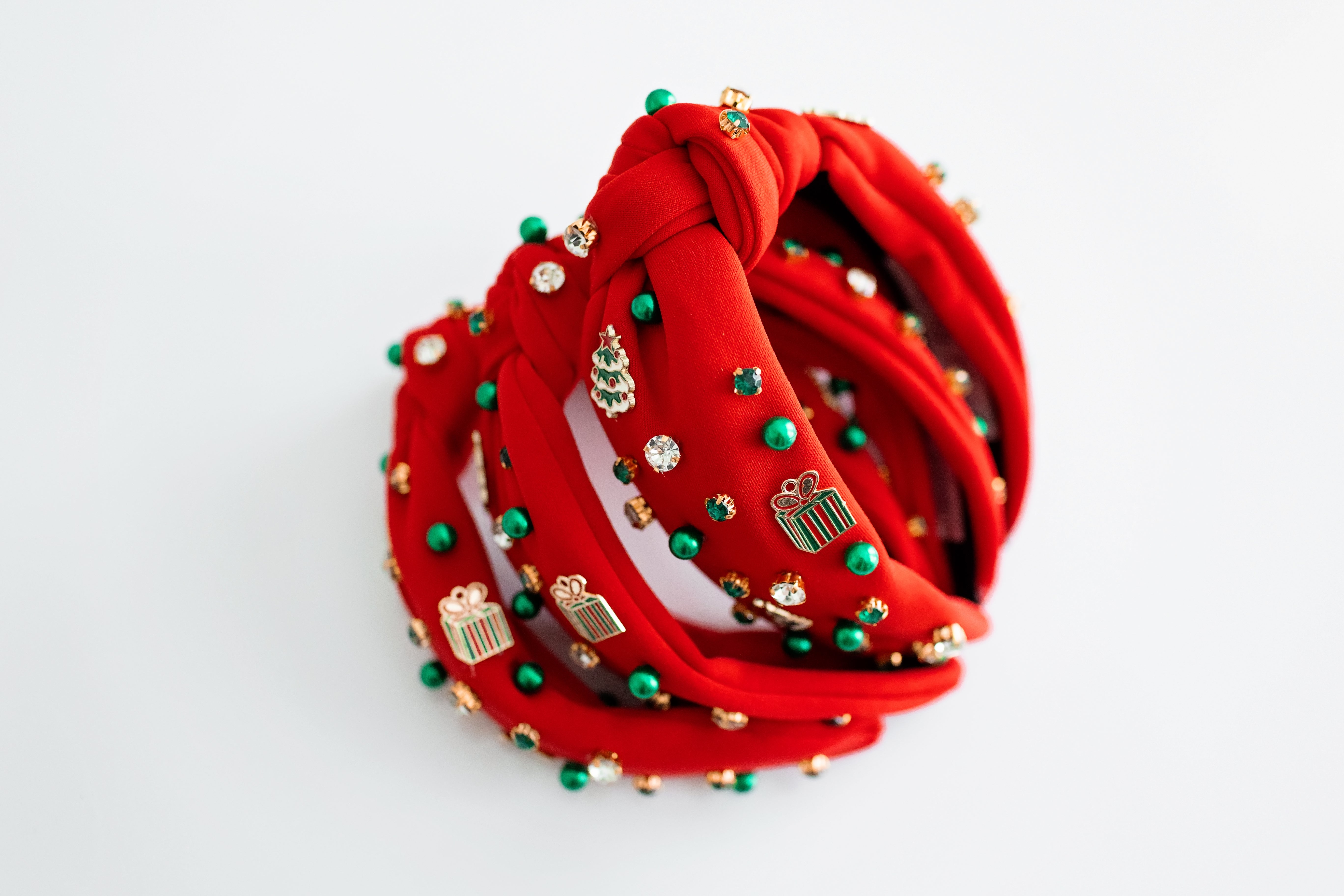 Beaded Headband - Yuletide Delight