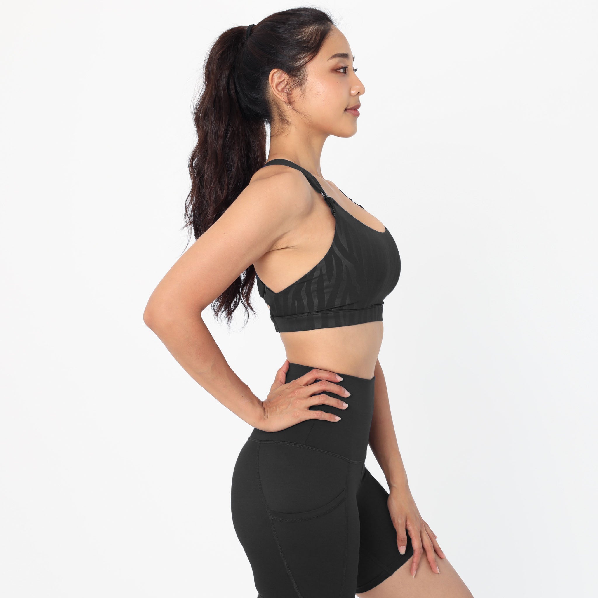 Venice High Impact Full Coverage Nursing Sports Bra (black Tiger)