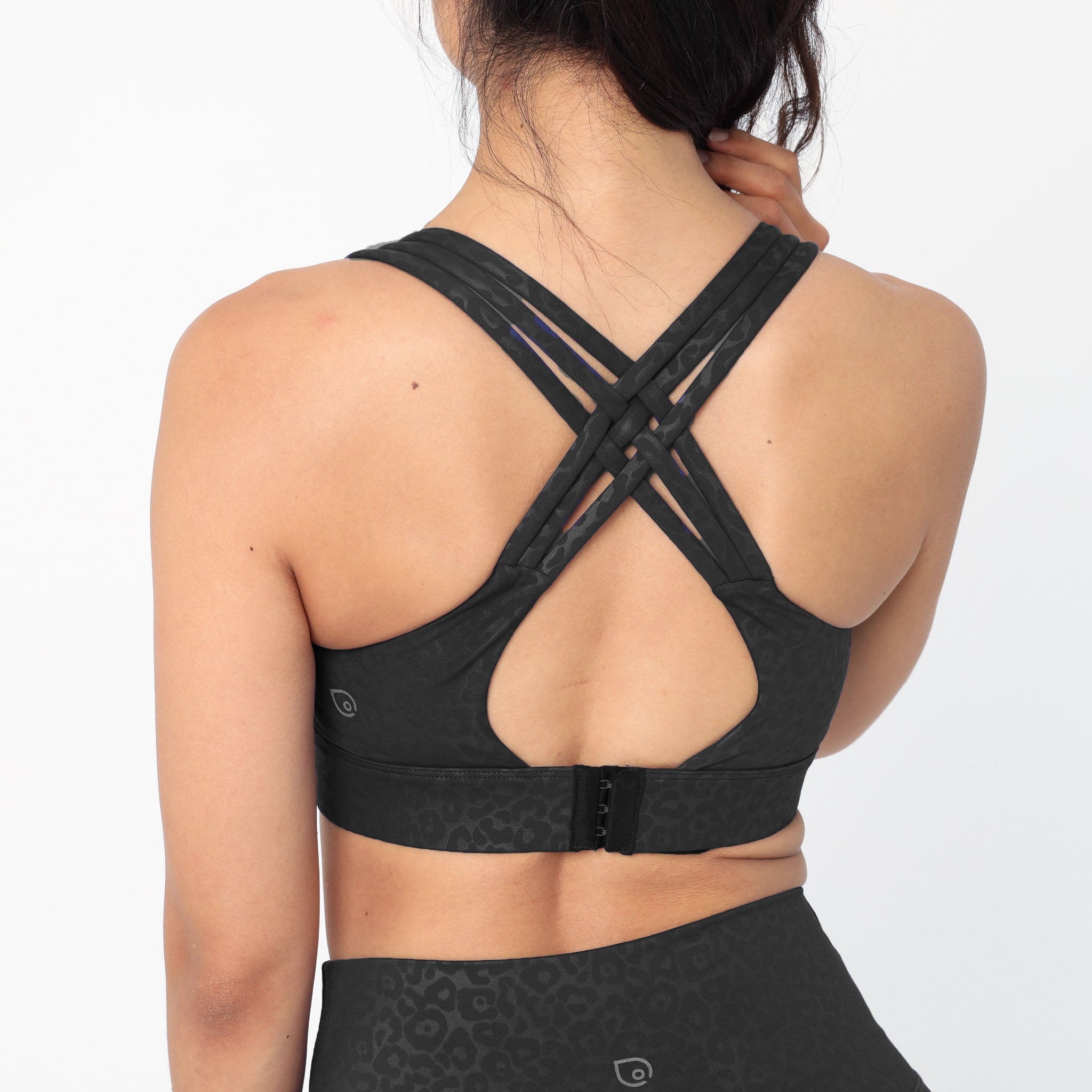 Chloé 4 Running Nursing & Pumping Sports Bra (black Cheetah)