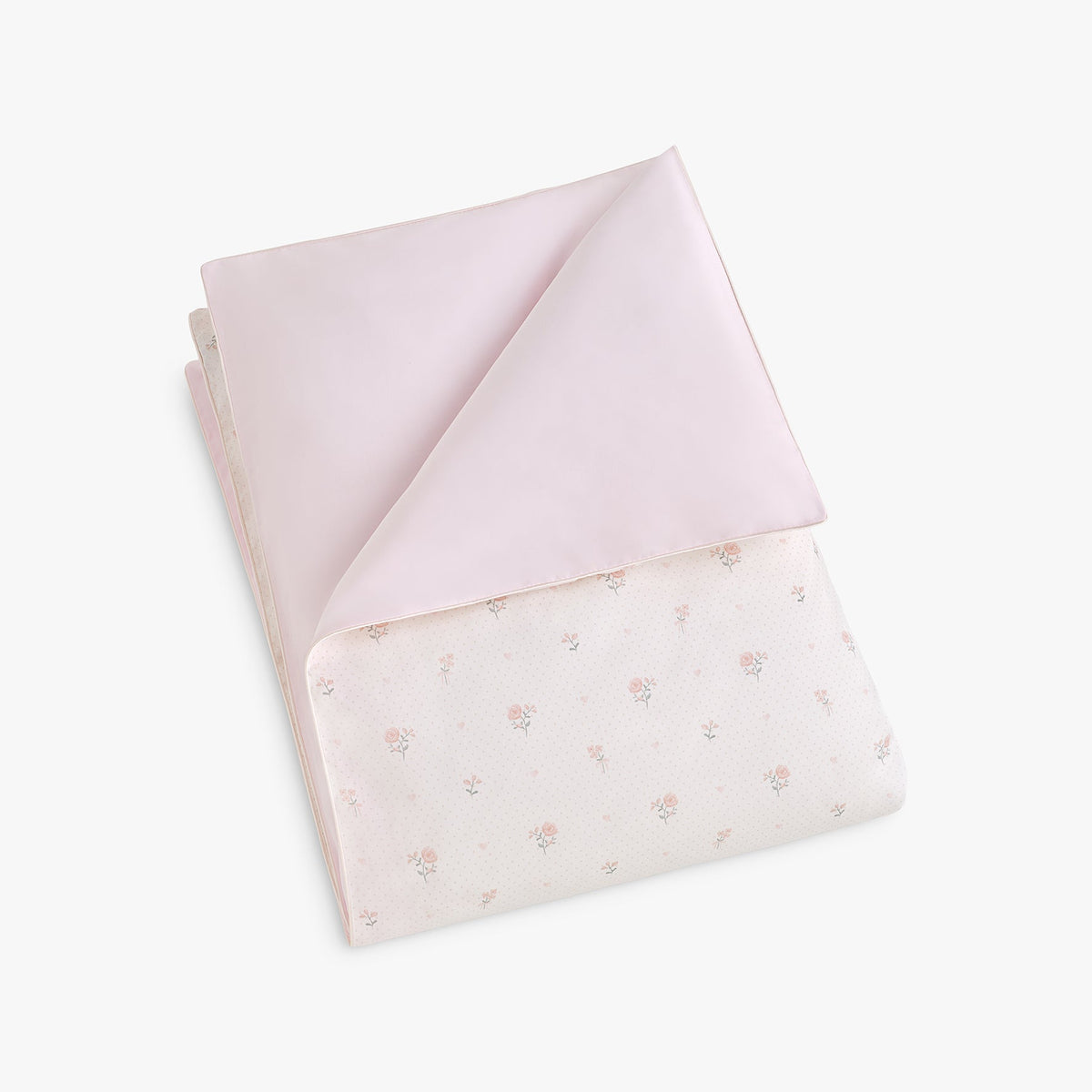 Ditsy Floral Toddler Duvet - Pink