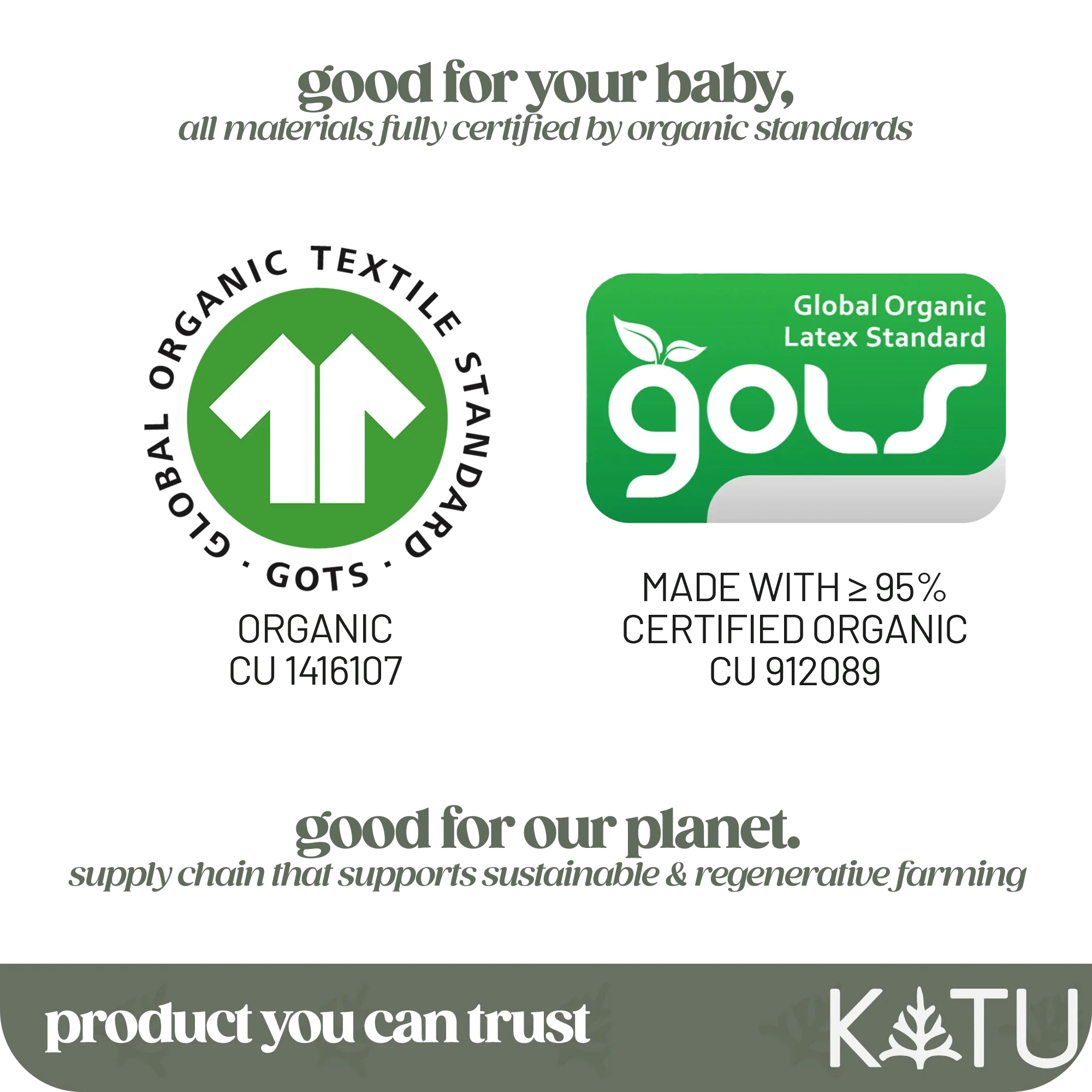 Organic 2-stage Crib Mattress