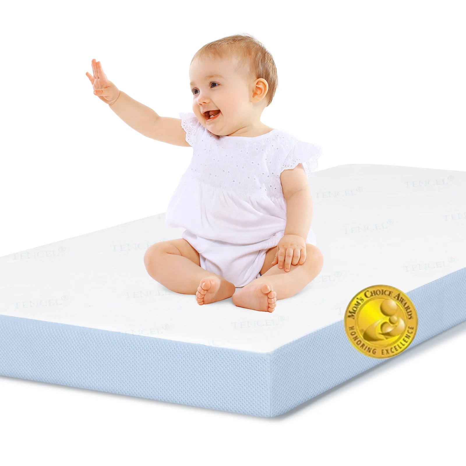 Cloud 2 Crib & Toddler Mattress With Tencel Cover Dual-sided Memory Foam