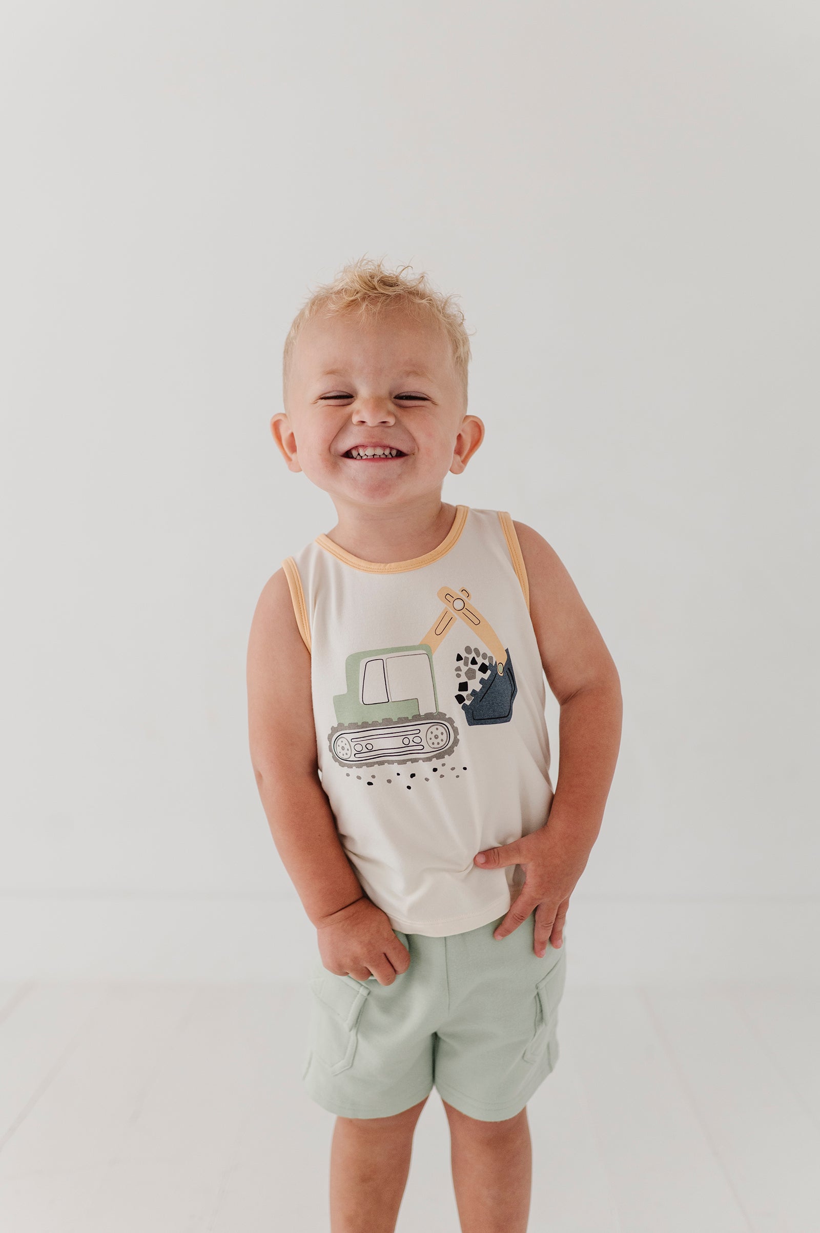 Boys Tank Top In Let's Dig
