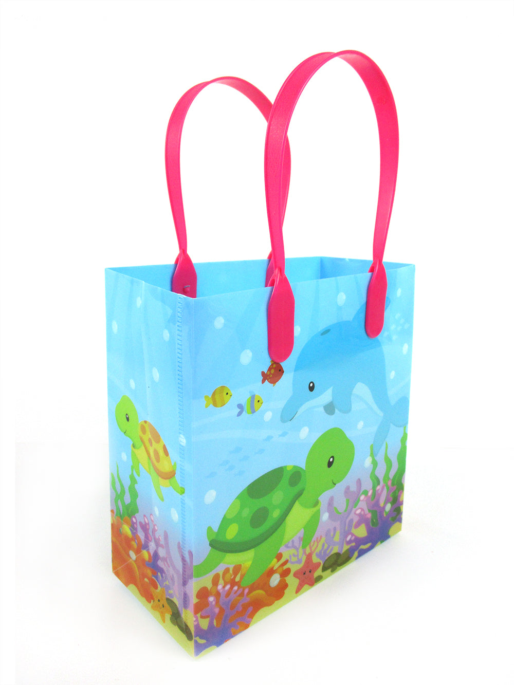 Ocean Life And Turtles Party Favor Bags Treat Bags - Set Of 6 Or 12