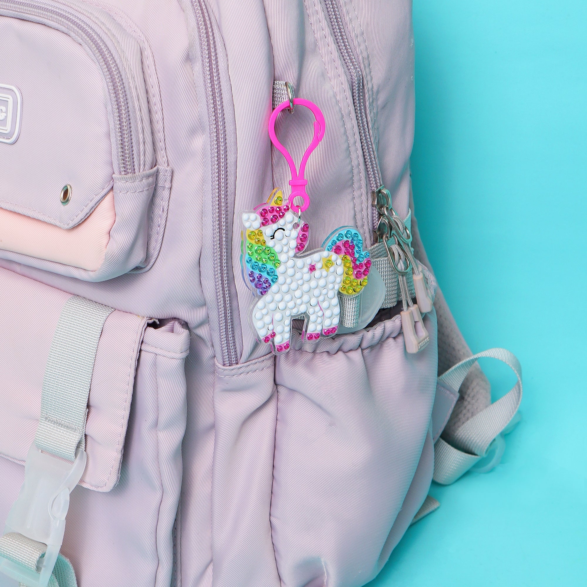 Adorable Keychains Diamond Art Kit – Unicorn (set Of 15)