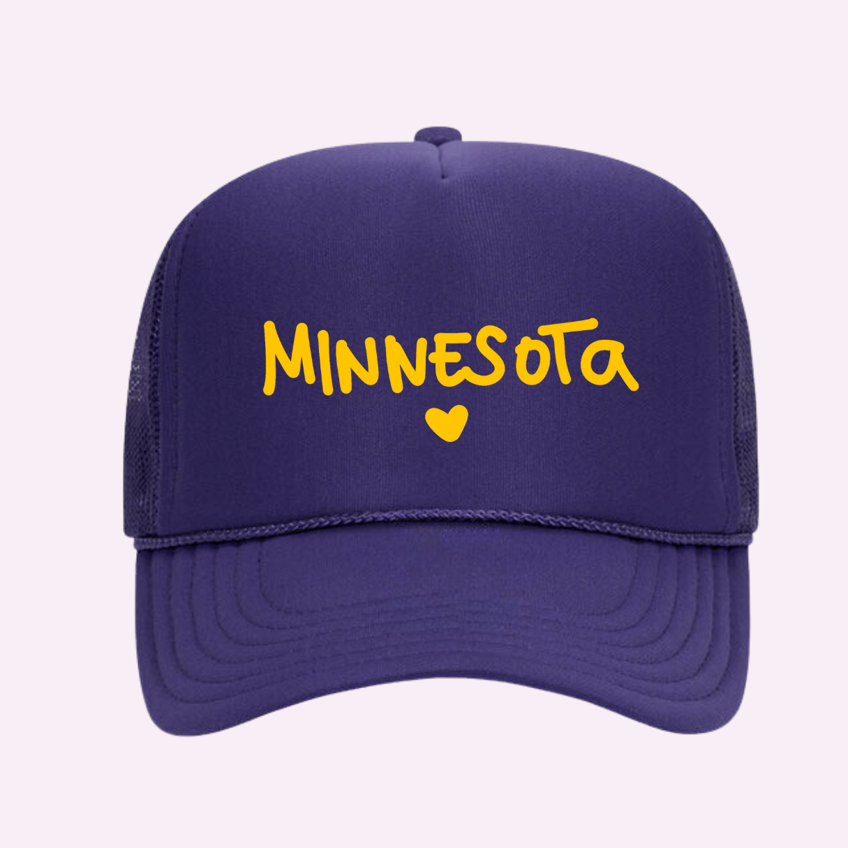 I Love Minnesota ♡ Printed Trucker Hat