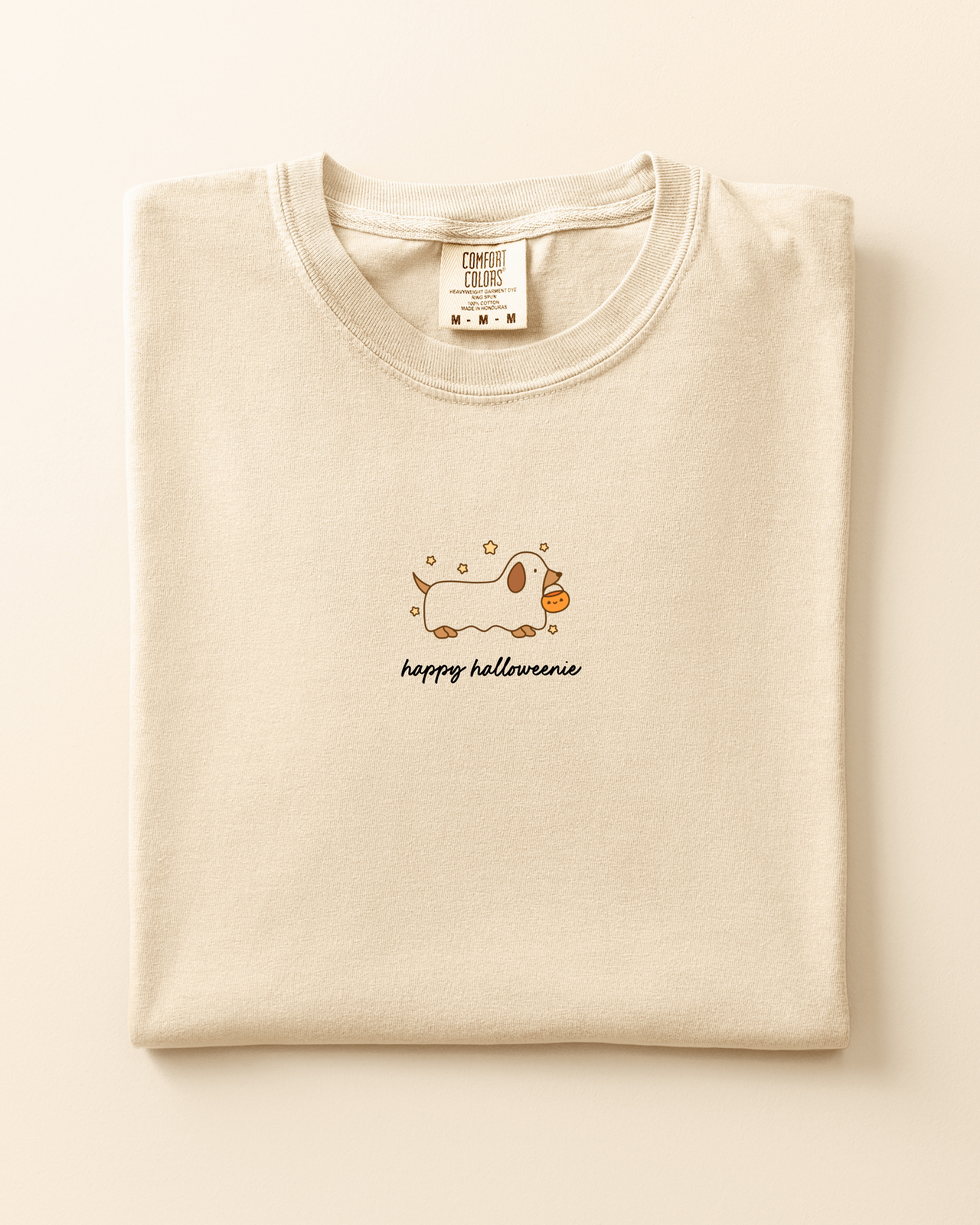 Happy Halloweenie Weenie Dog Tee