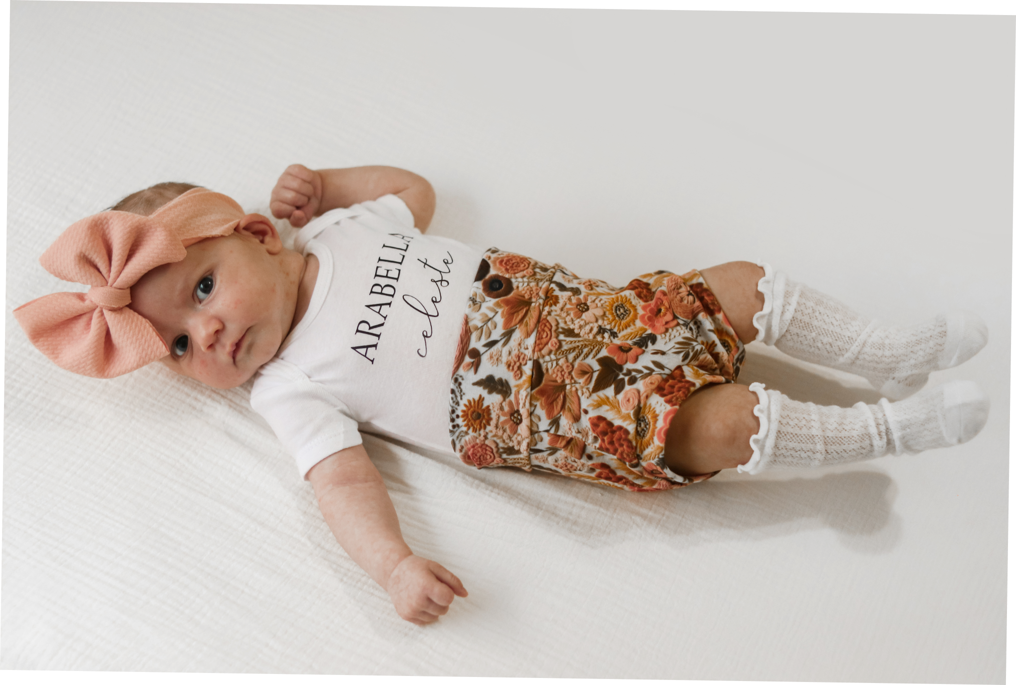 Embroidery Inspired Floral Bummies